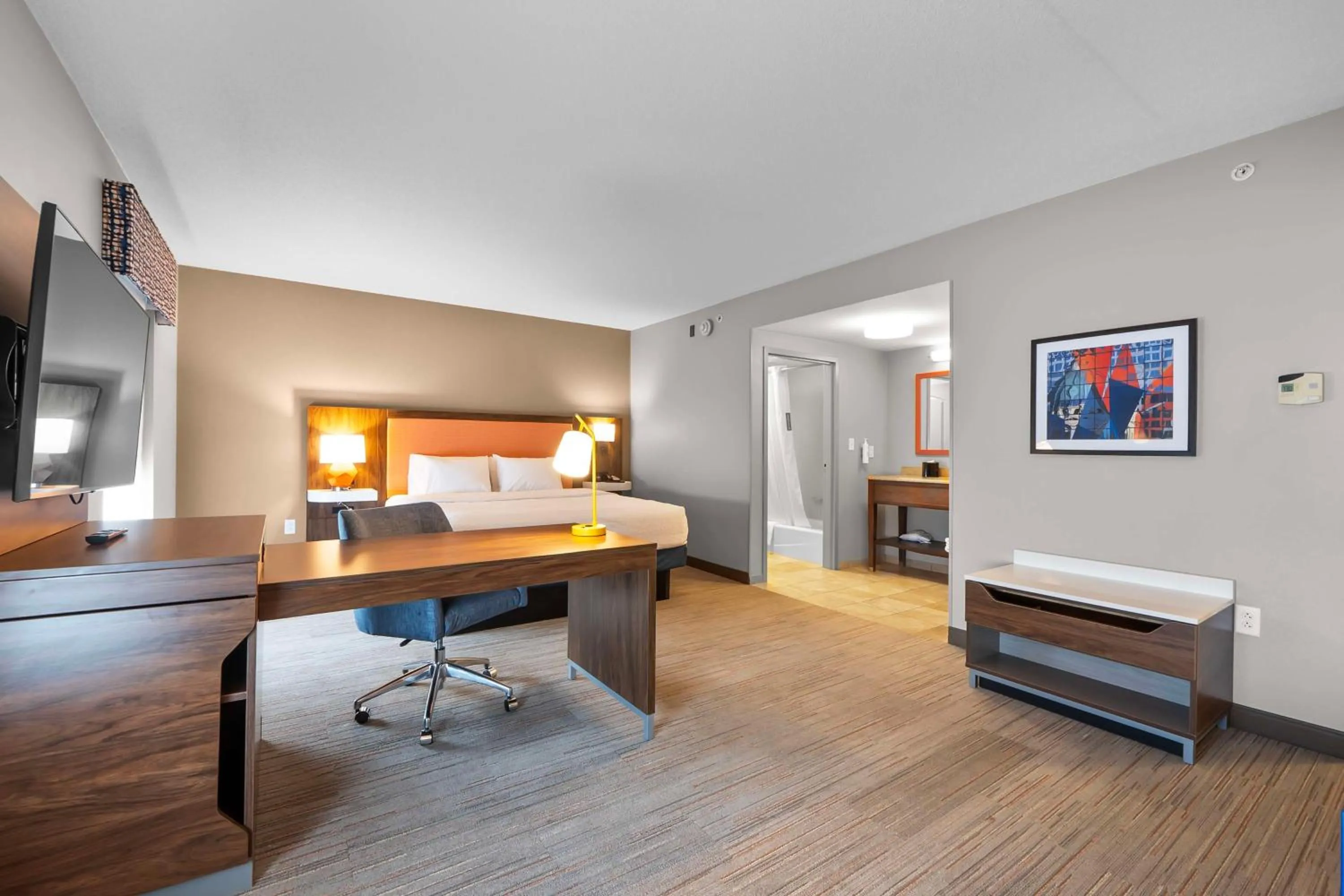 Living room, Bed in Hampton Inn & Suites - Saint Louis South Interstate 55