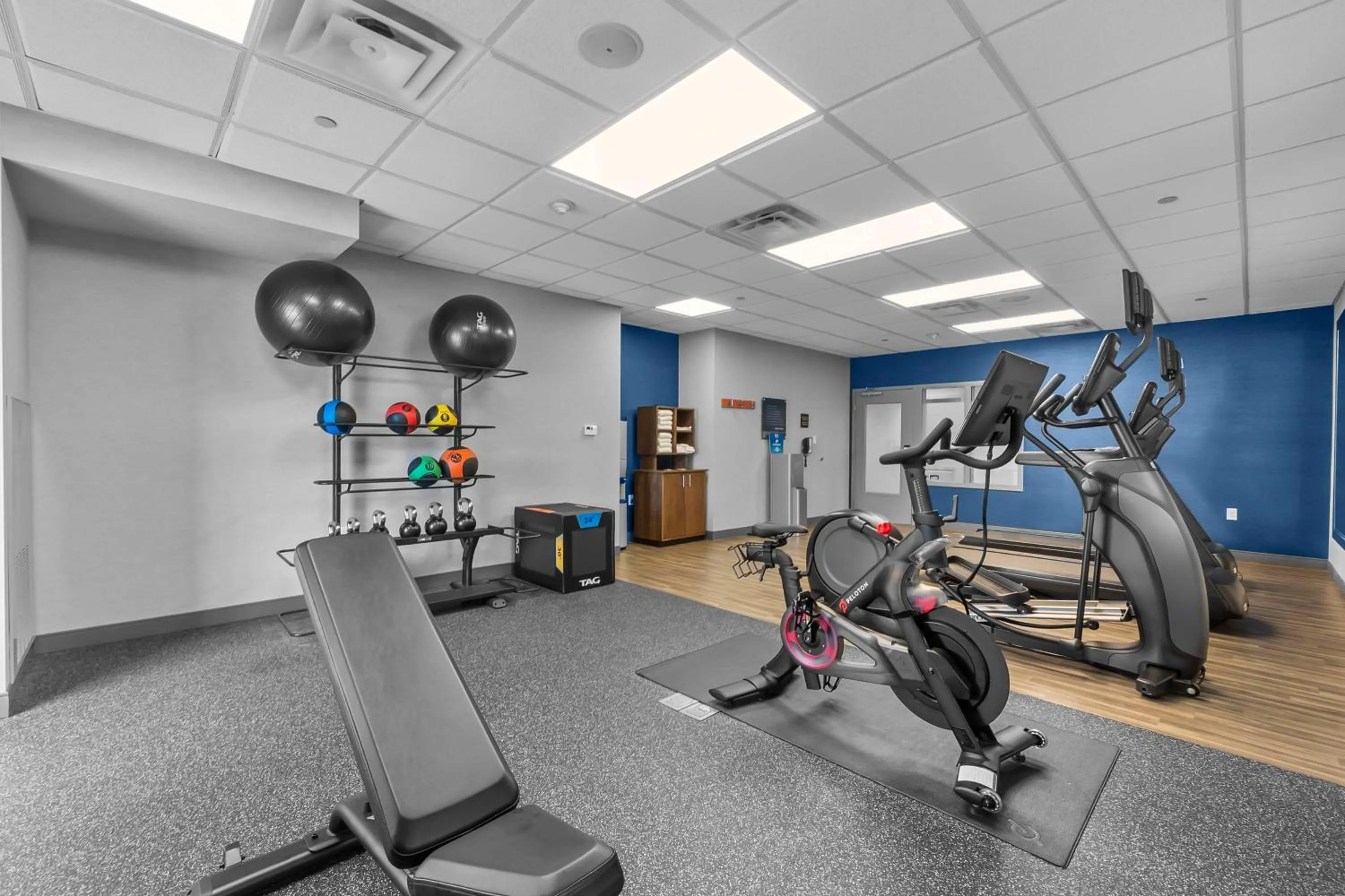 Fitness centre/facilities in Hampton Inn & Suites - Saint Louis South Interstate 55