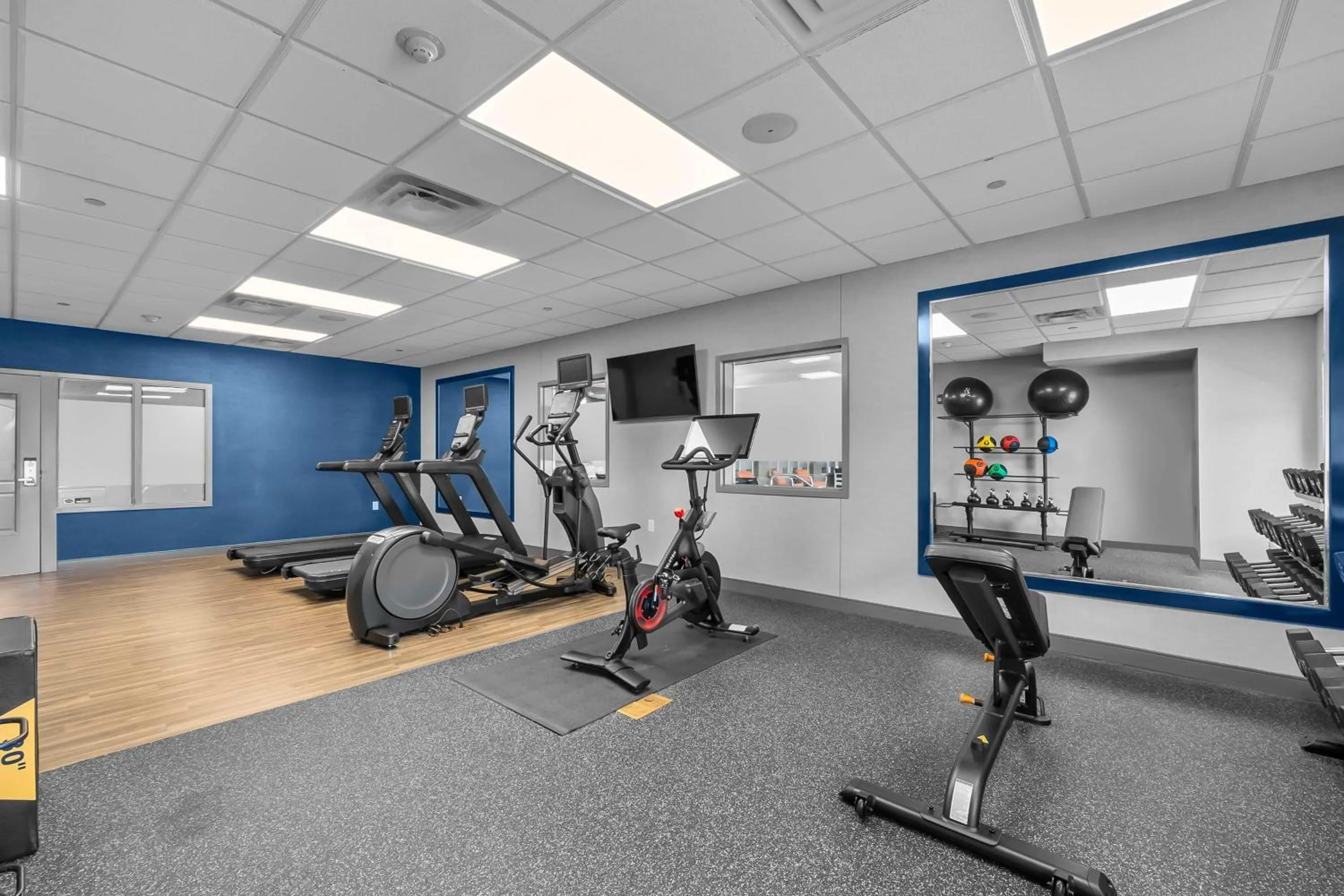 Fitness centre/facilities in Hampton Inn & Suites - Saint Louis South Interstate 55