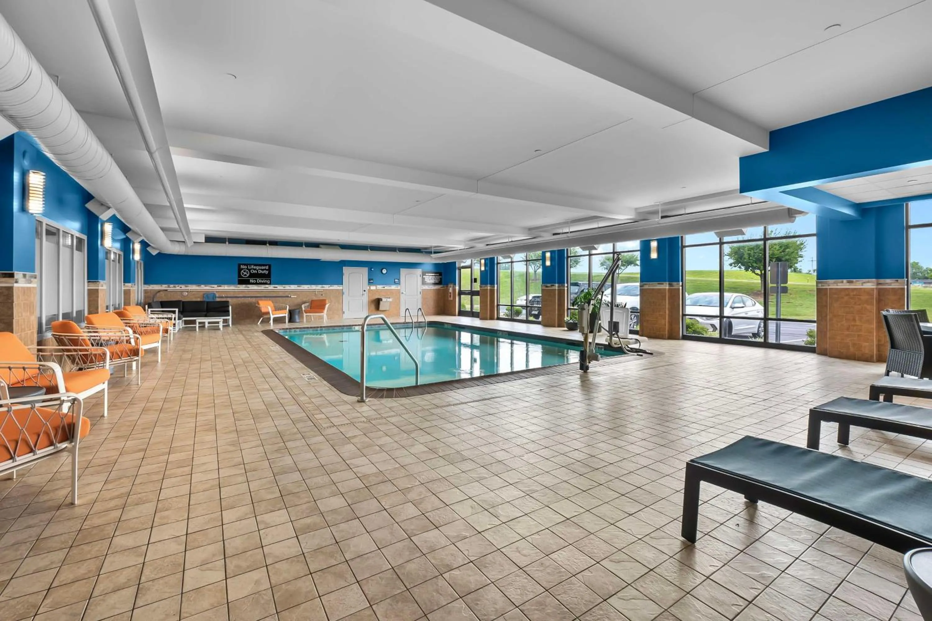 Pool view in Hampton Inn & Suites - Saint Louis South Interstate 55
