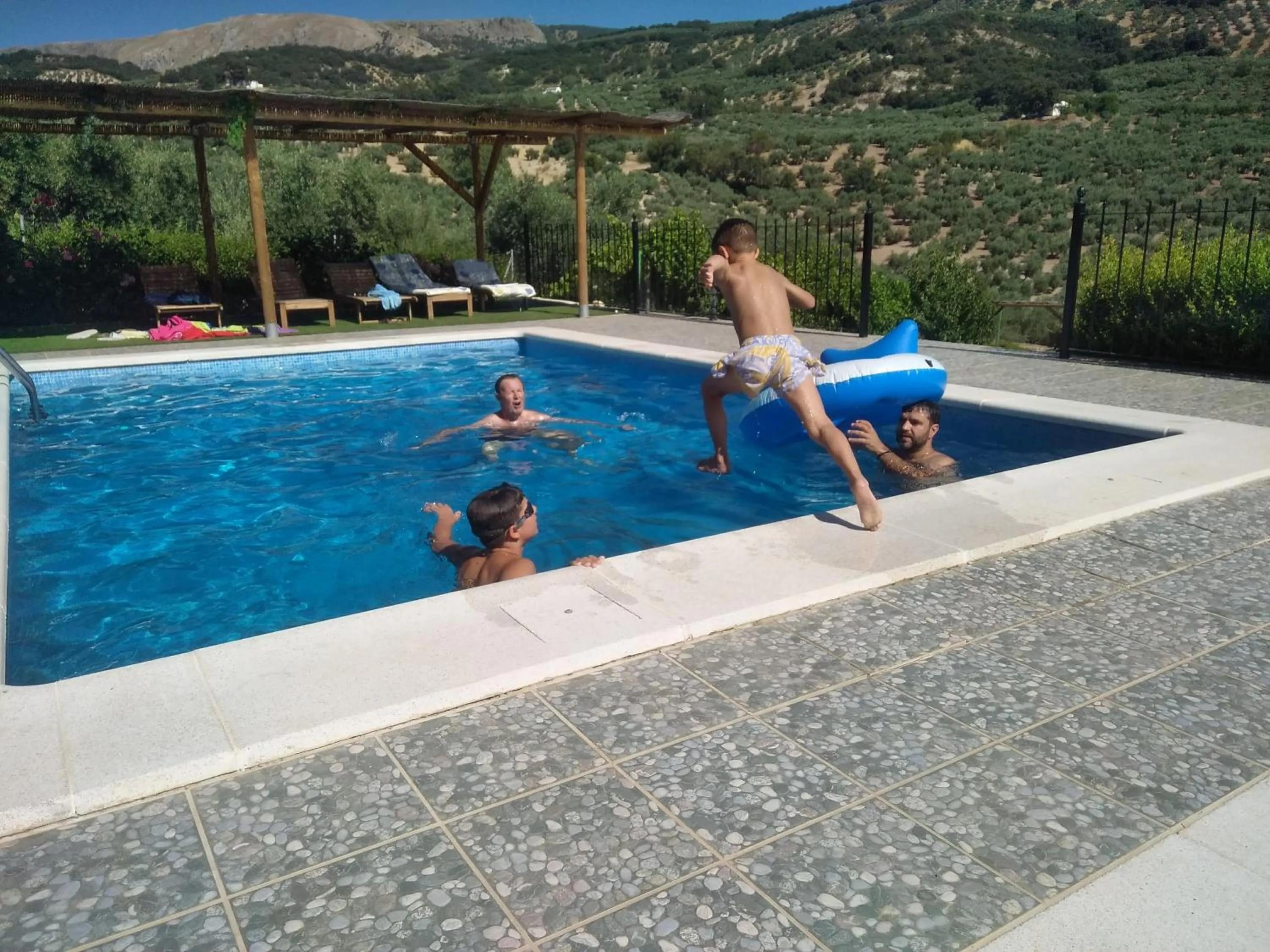 Swimming pool in B&B Lasnavillasmm