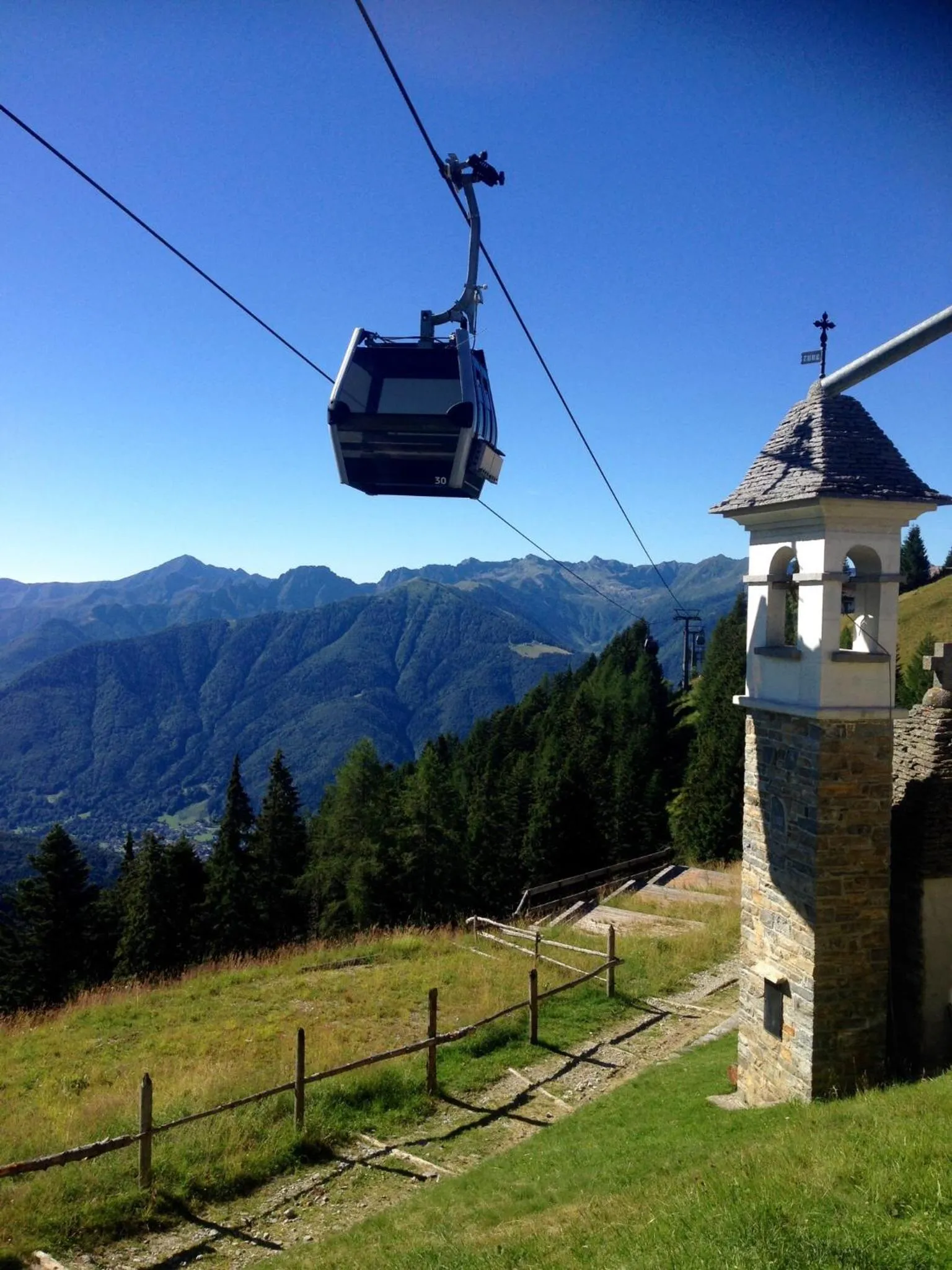 Mountain view in Appartamento Il Portico