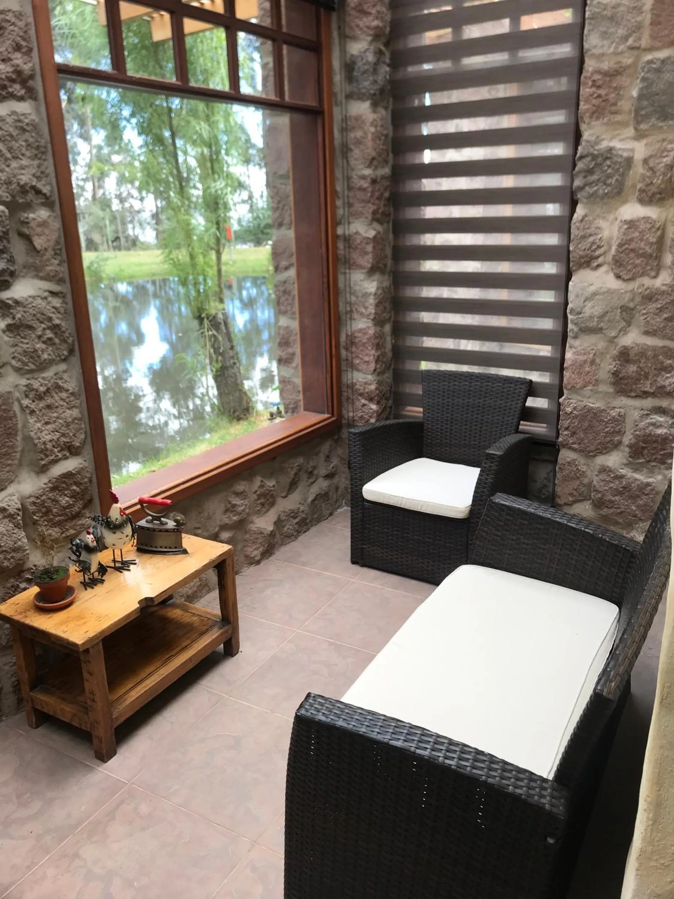 Seating area in Hacienda Las Cuevas Terra Lodge