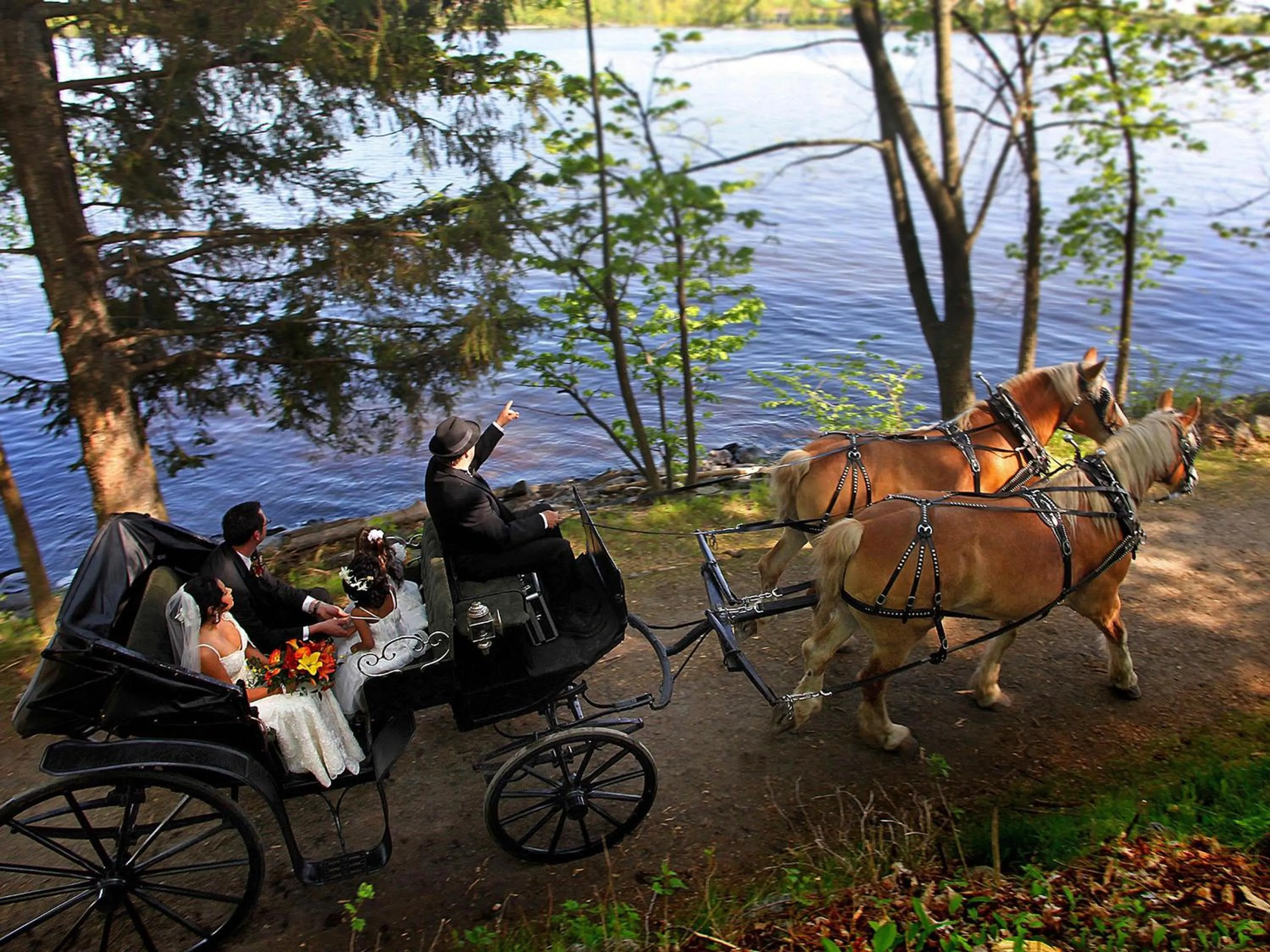 wedding in Fairmont Le Chateau Montebello