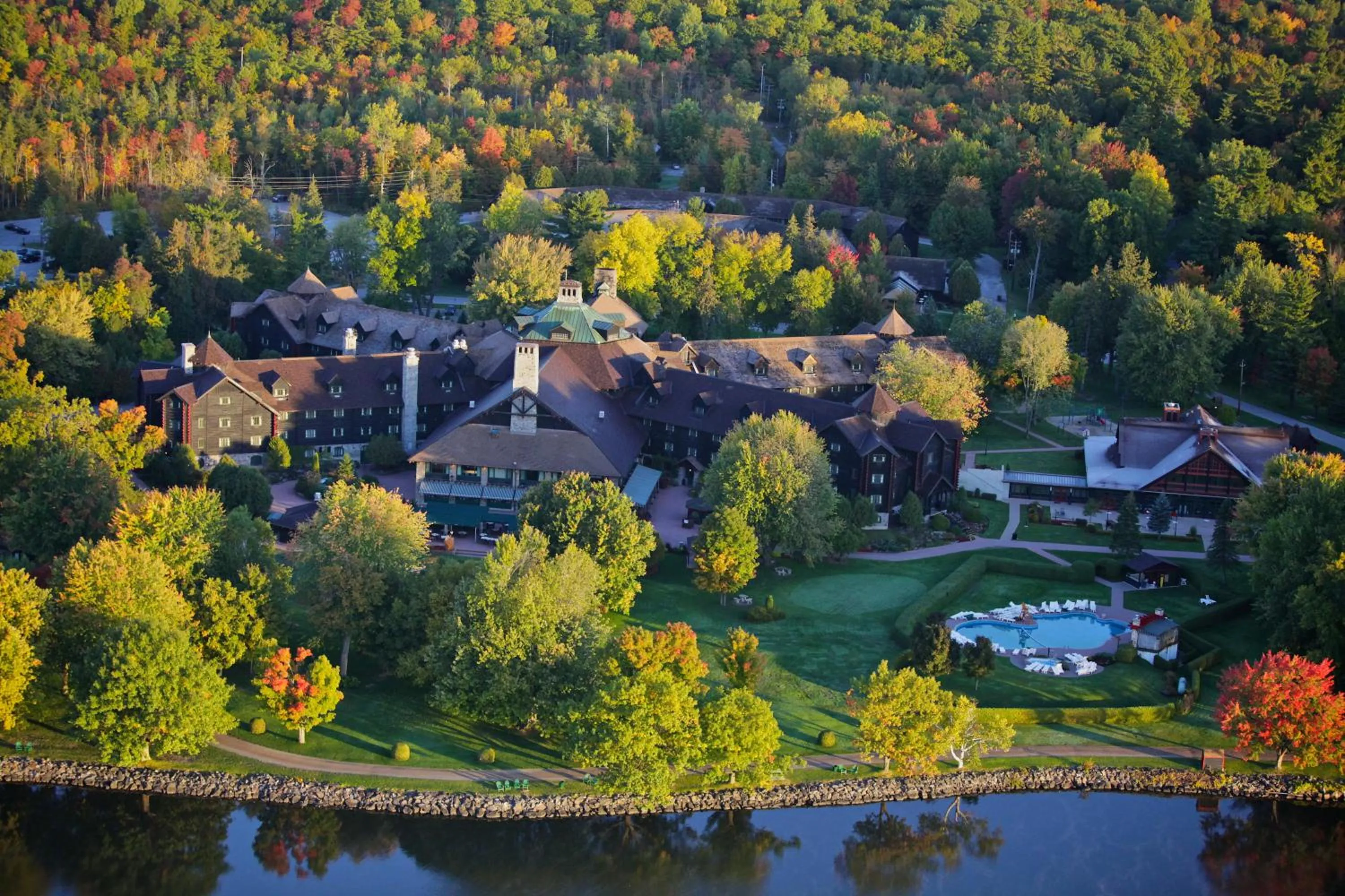 Bird's eye view in Fairmont Le Chateau Montebello
