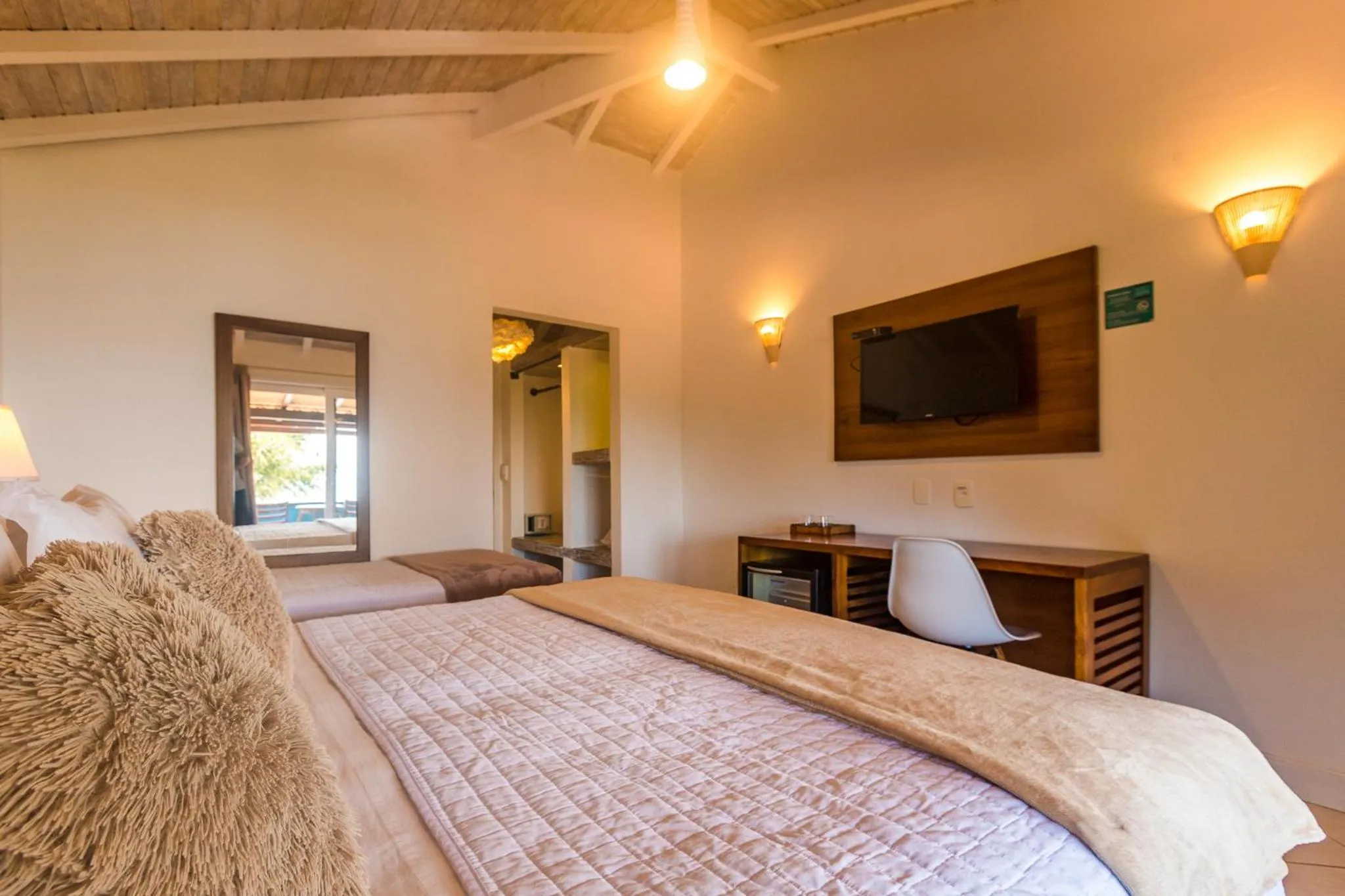 Bedroom, Bed in La Pedrera Small Hotel & Spa