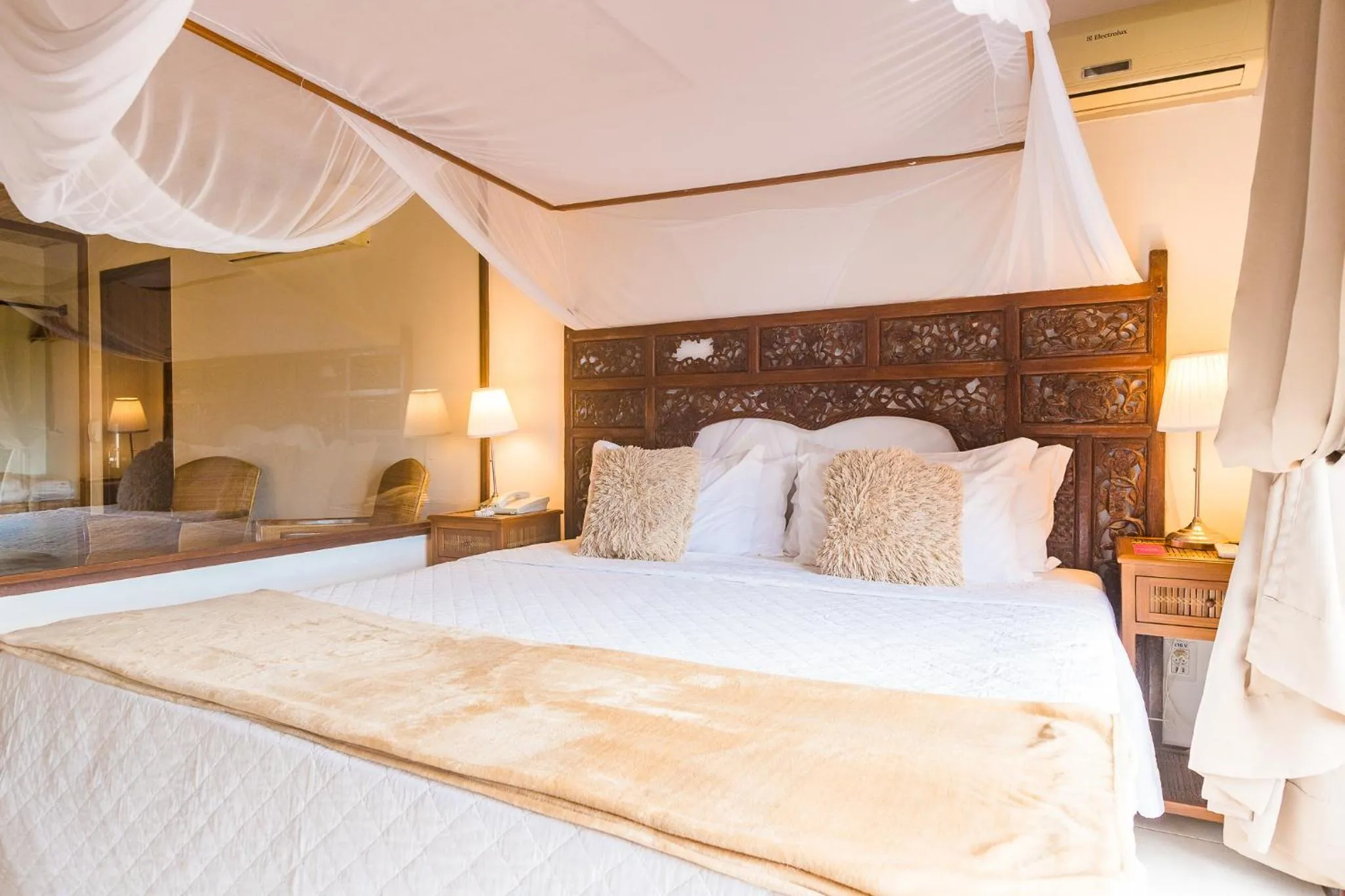 Bed in La Pedrera Small Hotel & Spa