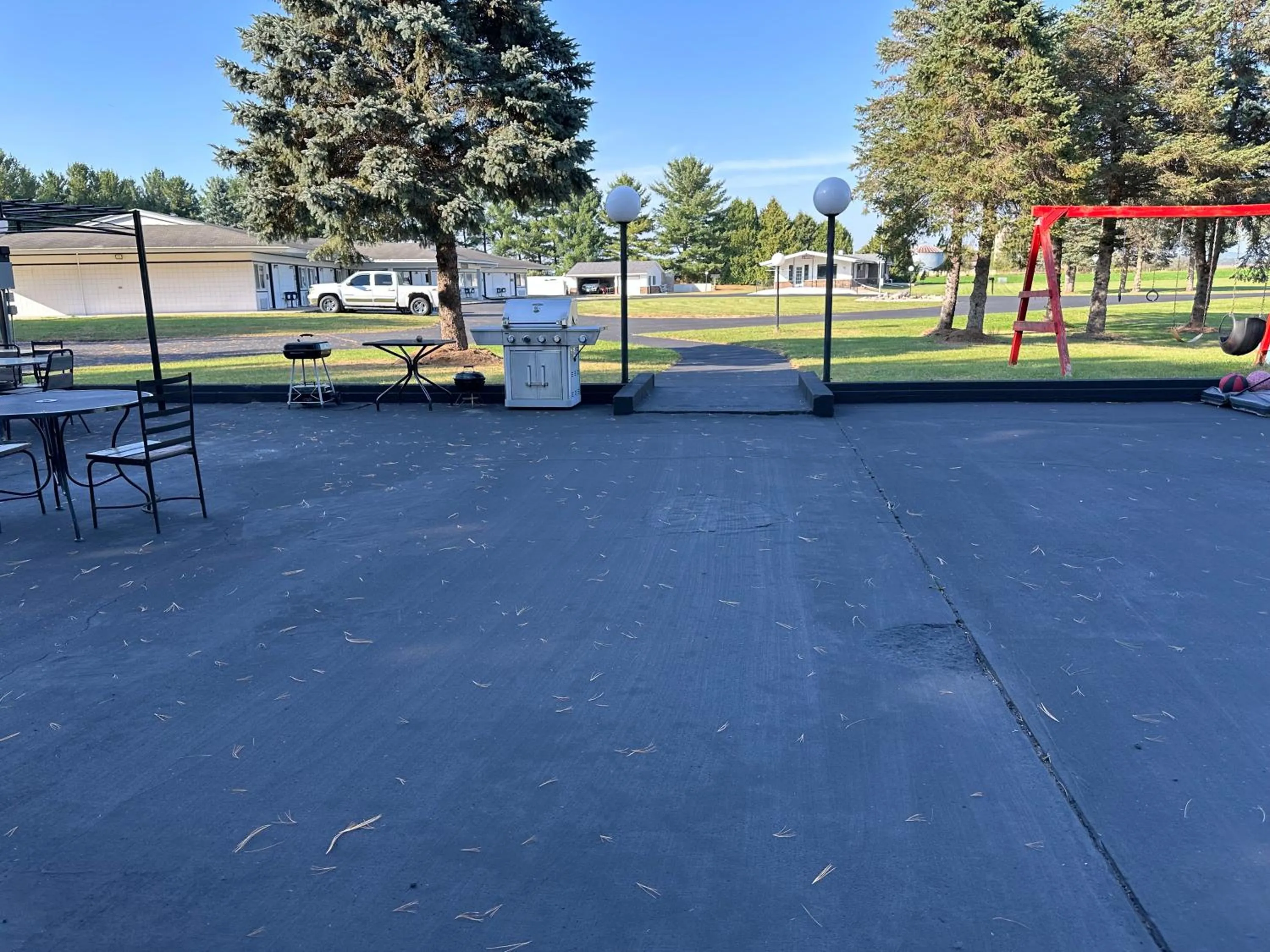 Patio in Skyview Motel - Prairie du Sac
