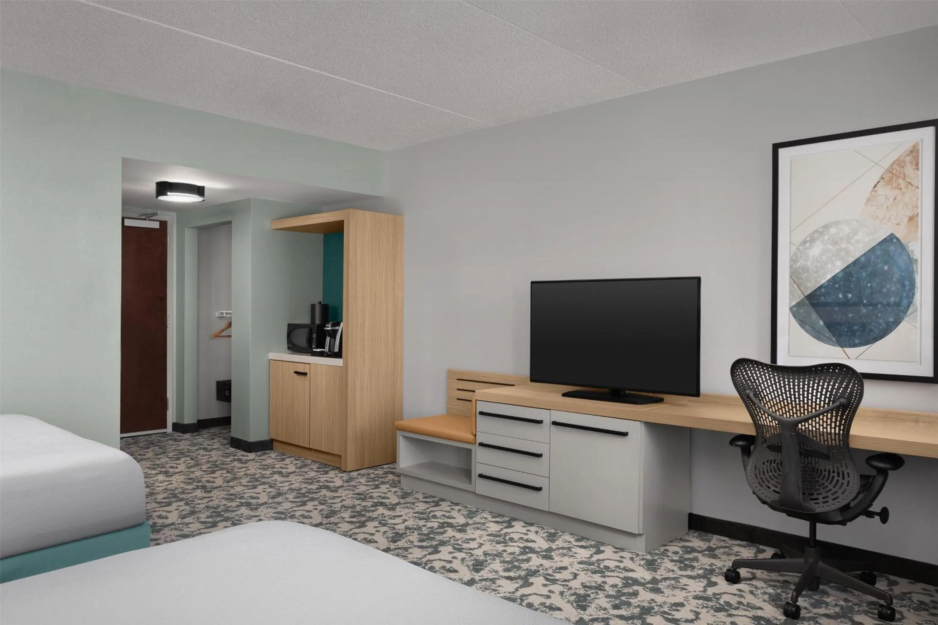 Bed in Hilton Garden Inn Huntsville/Space Center