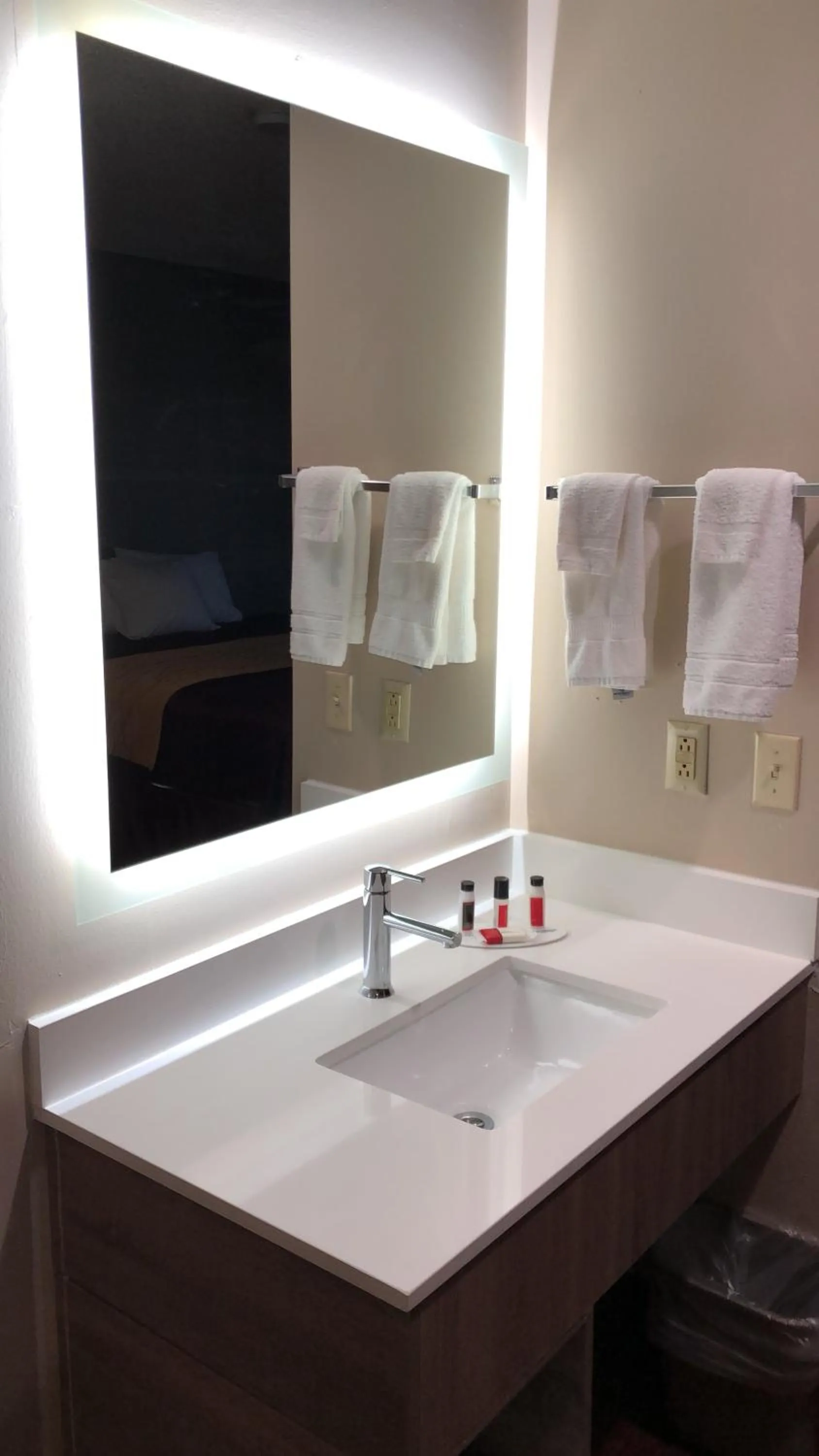 Bathroom in Super 8 by Wyndham Omaha SW