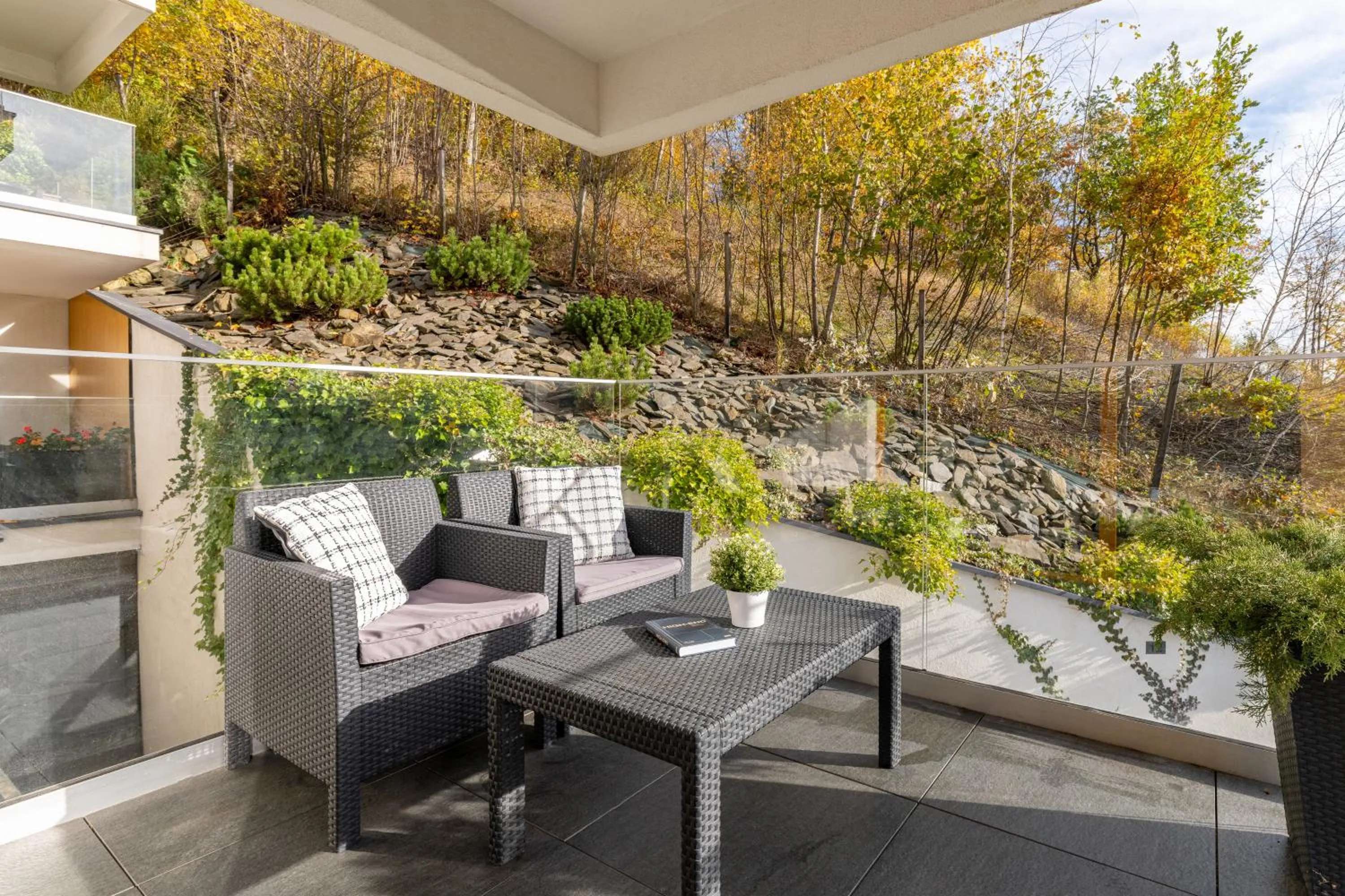 Balcony/Terrace in Apartamenty Willowa