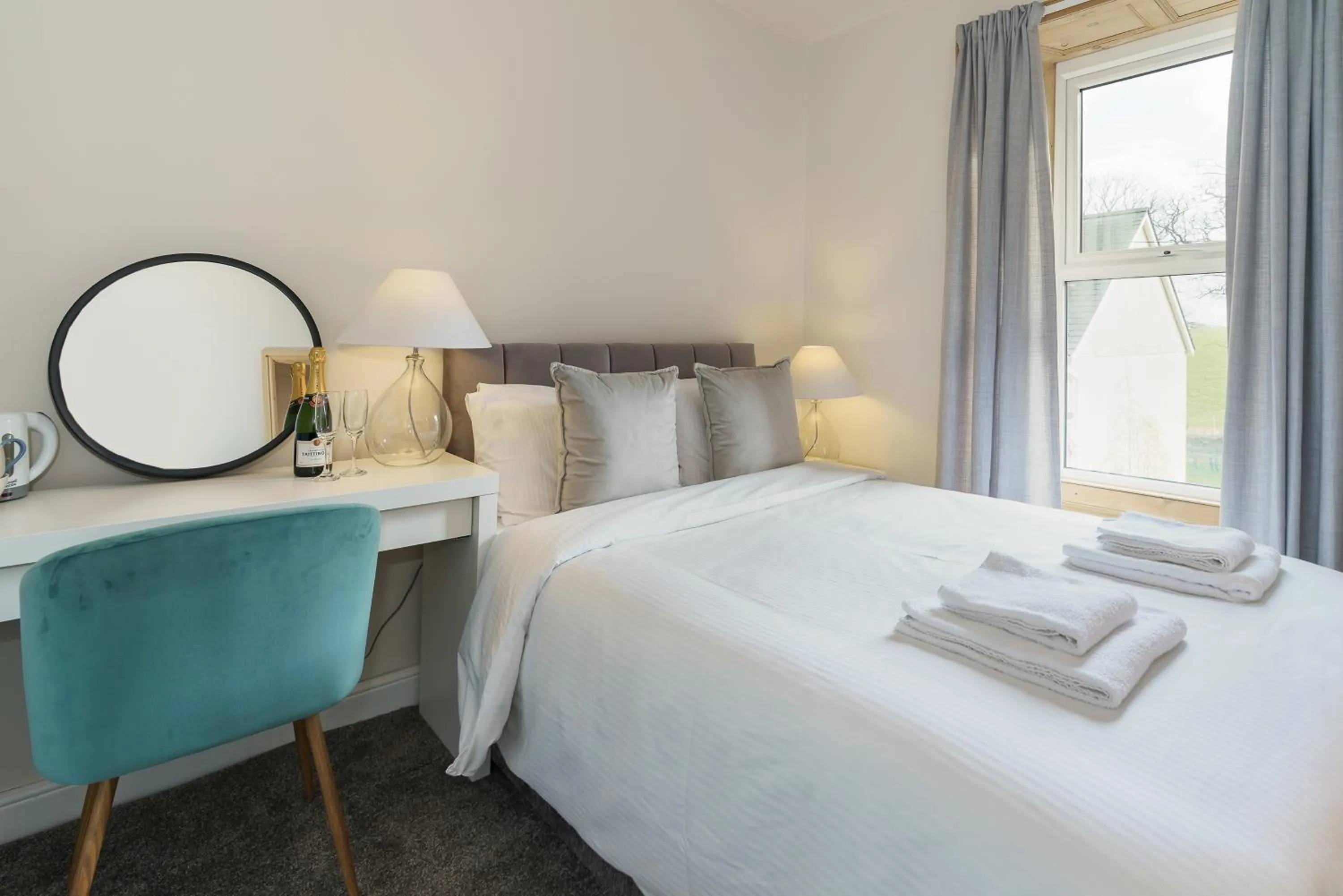 Bed in Woodlands Hall Hotel