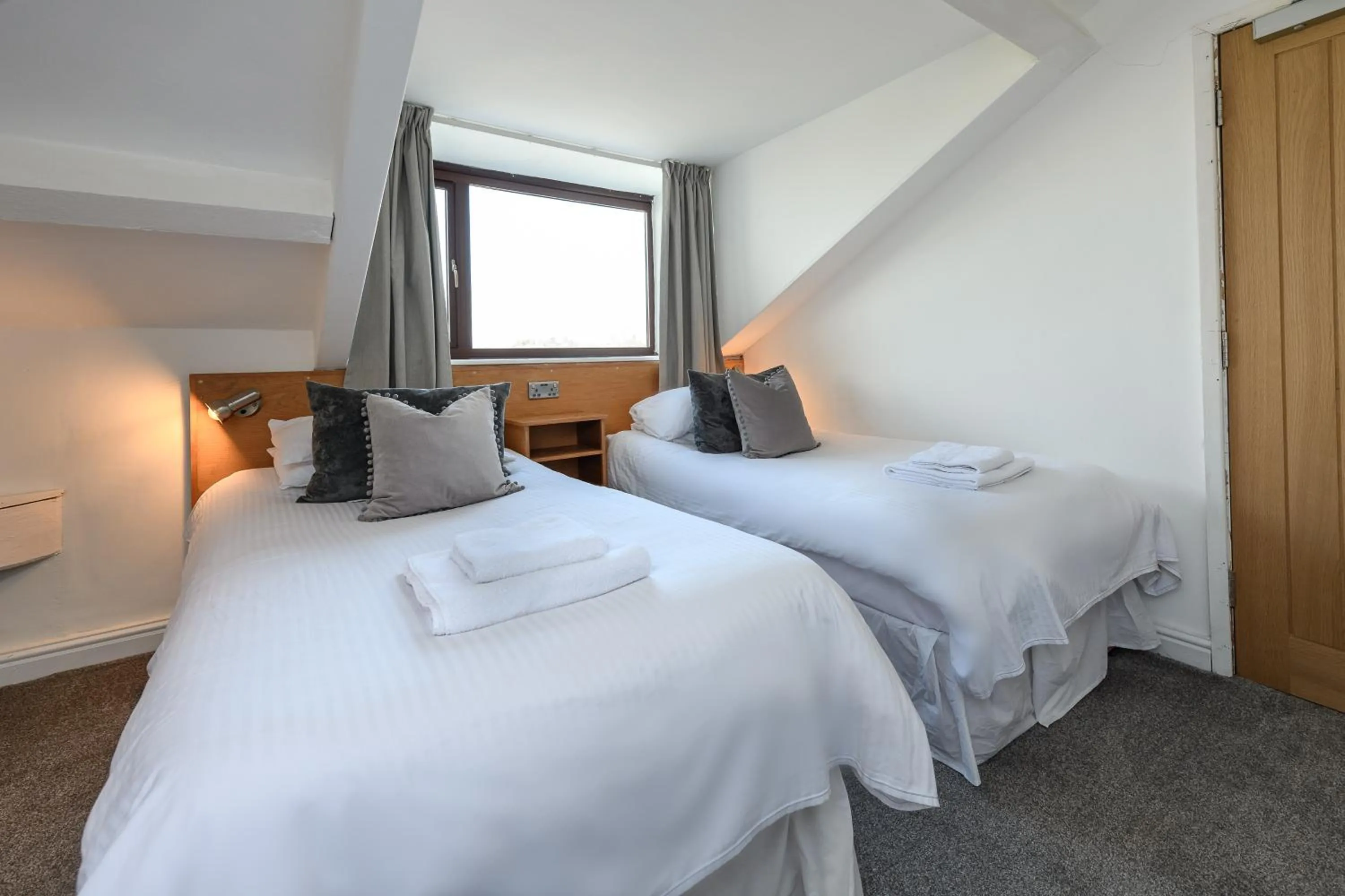 Bed in Woodlands Hall Hotel