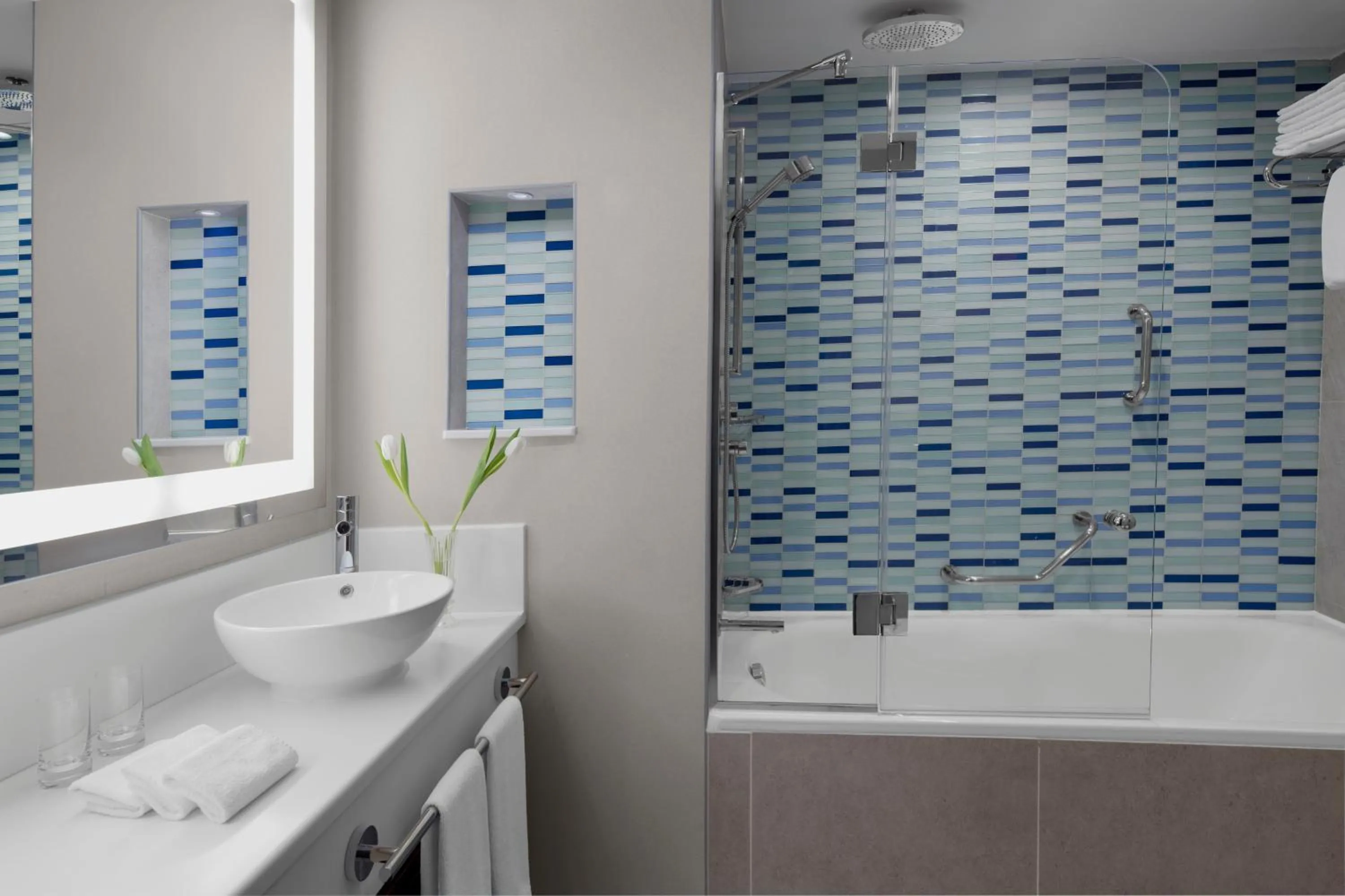 Bathroom in Crowne Plaza Hotel Riyadh Minhal, an IHG Hotel