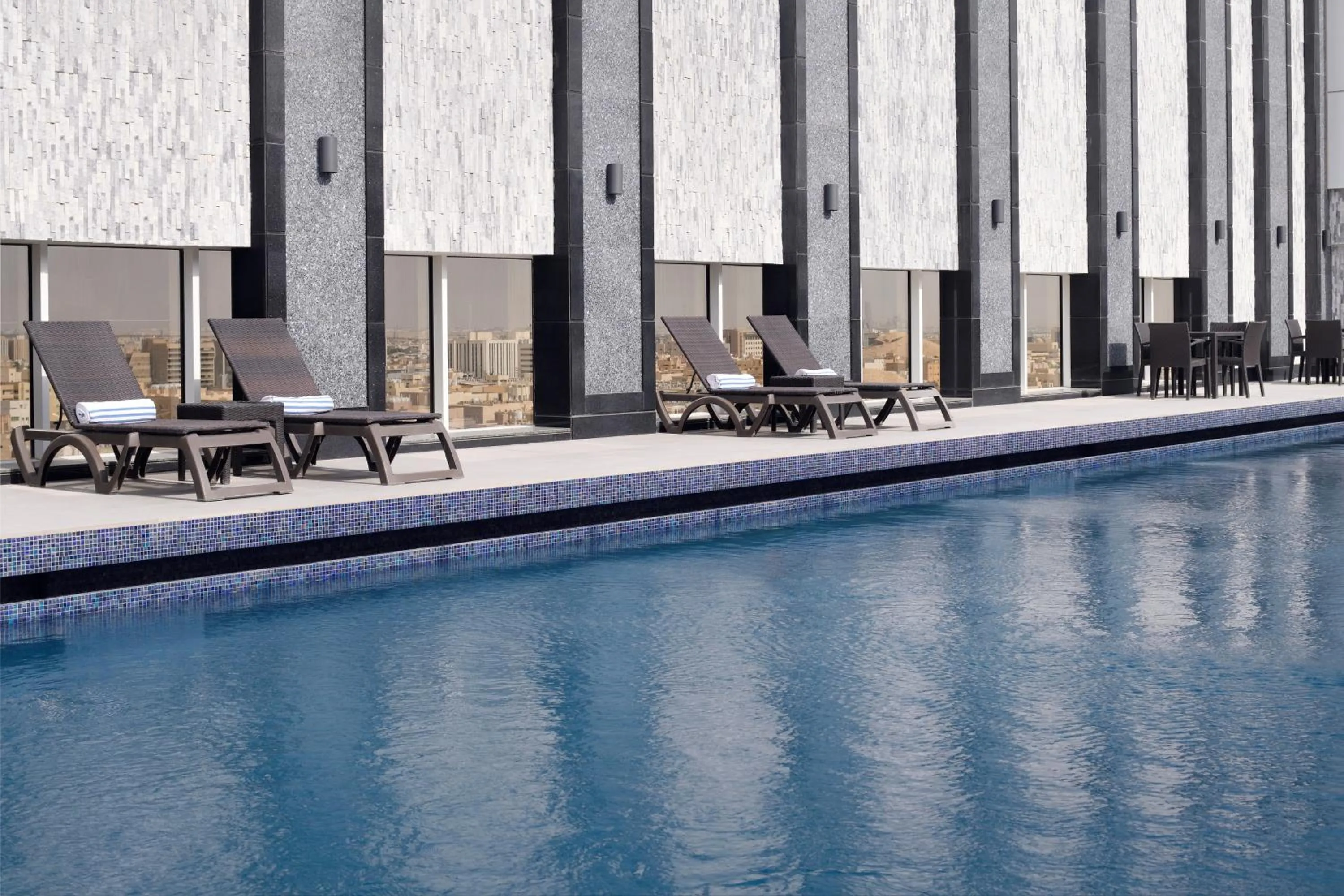 Swimming pool in Crowne Plaza Hotel Riyadh Minhal, an IHG Hotel