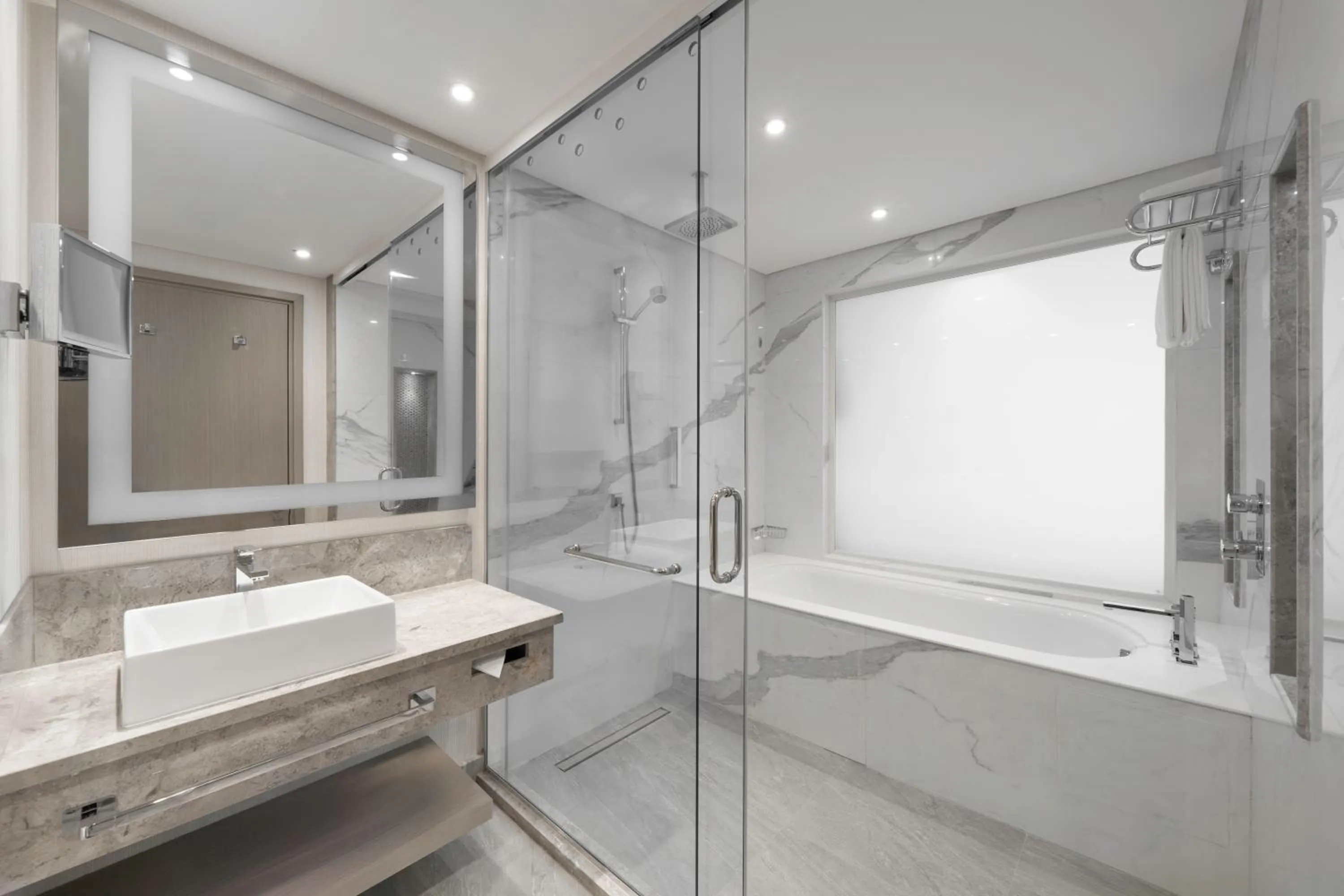 Bathroom in Crowne Plaza Hotel Riyadh Minhal, an IHG Hotel