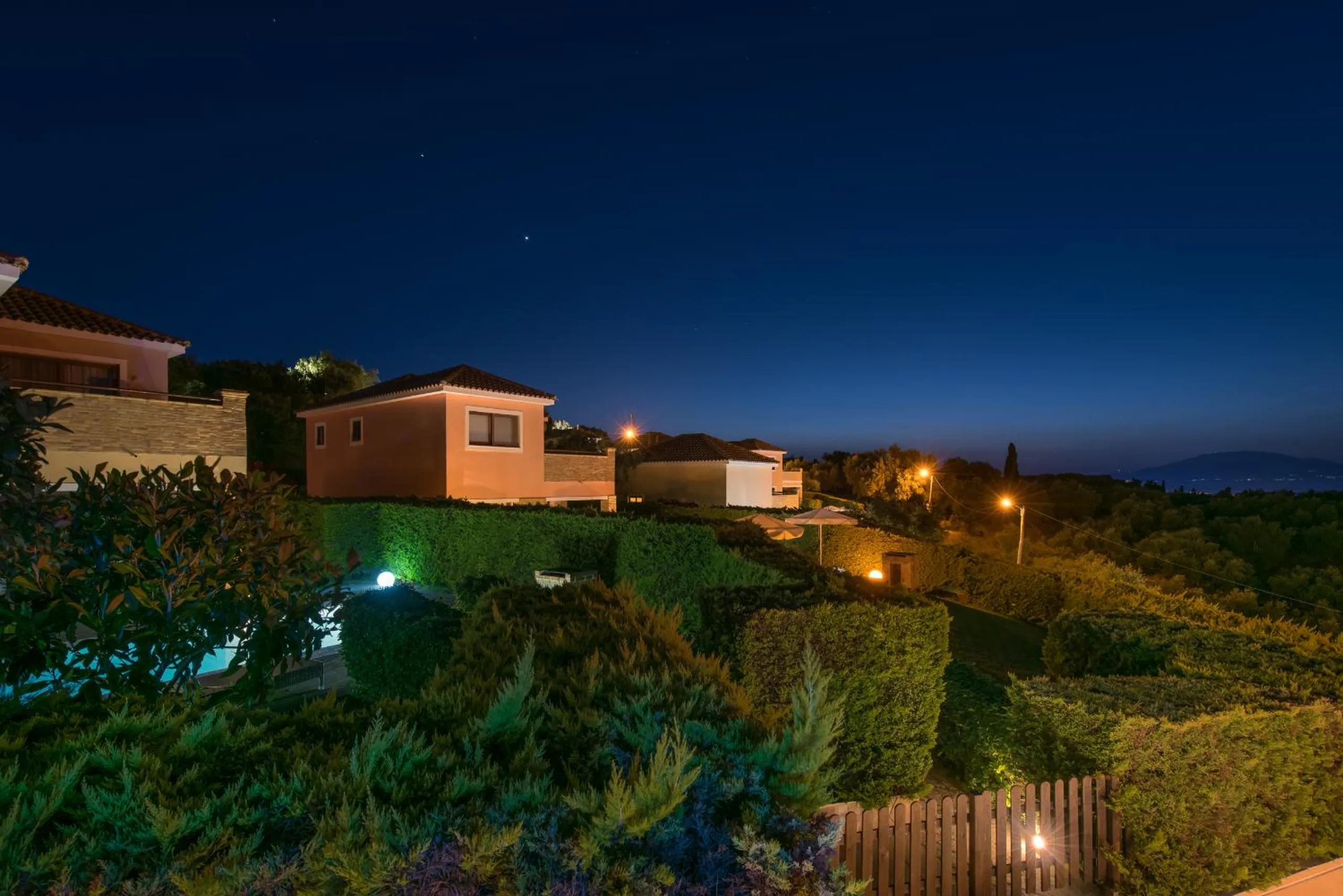 Night in St John Villas Zakynthos