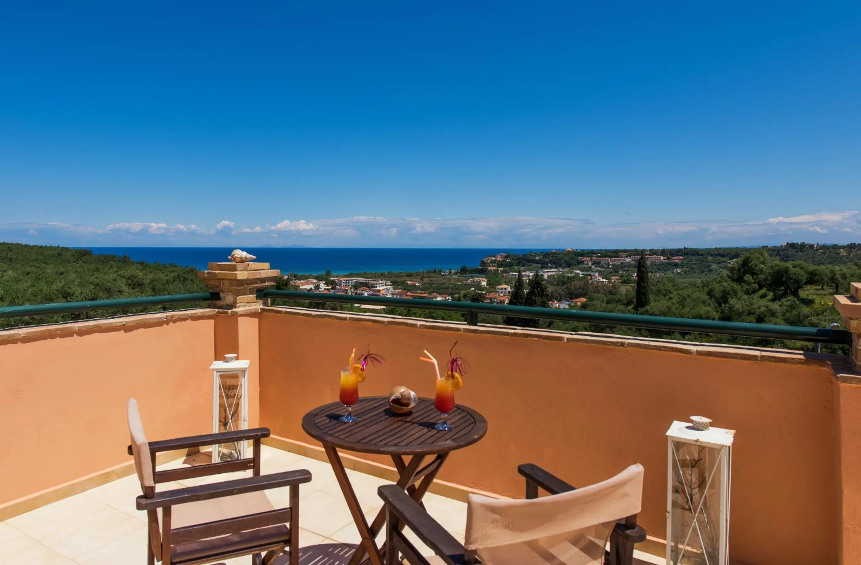 Sea view in St John Villas Zakynthos