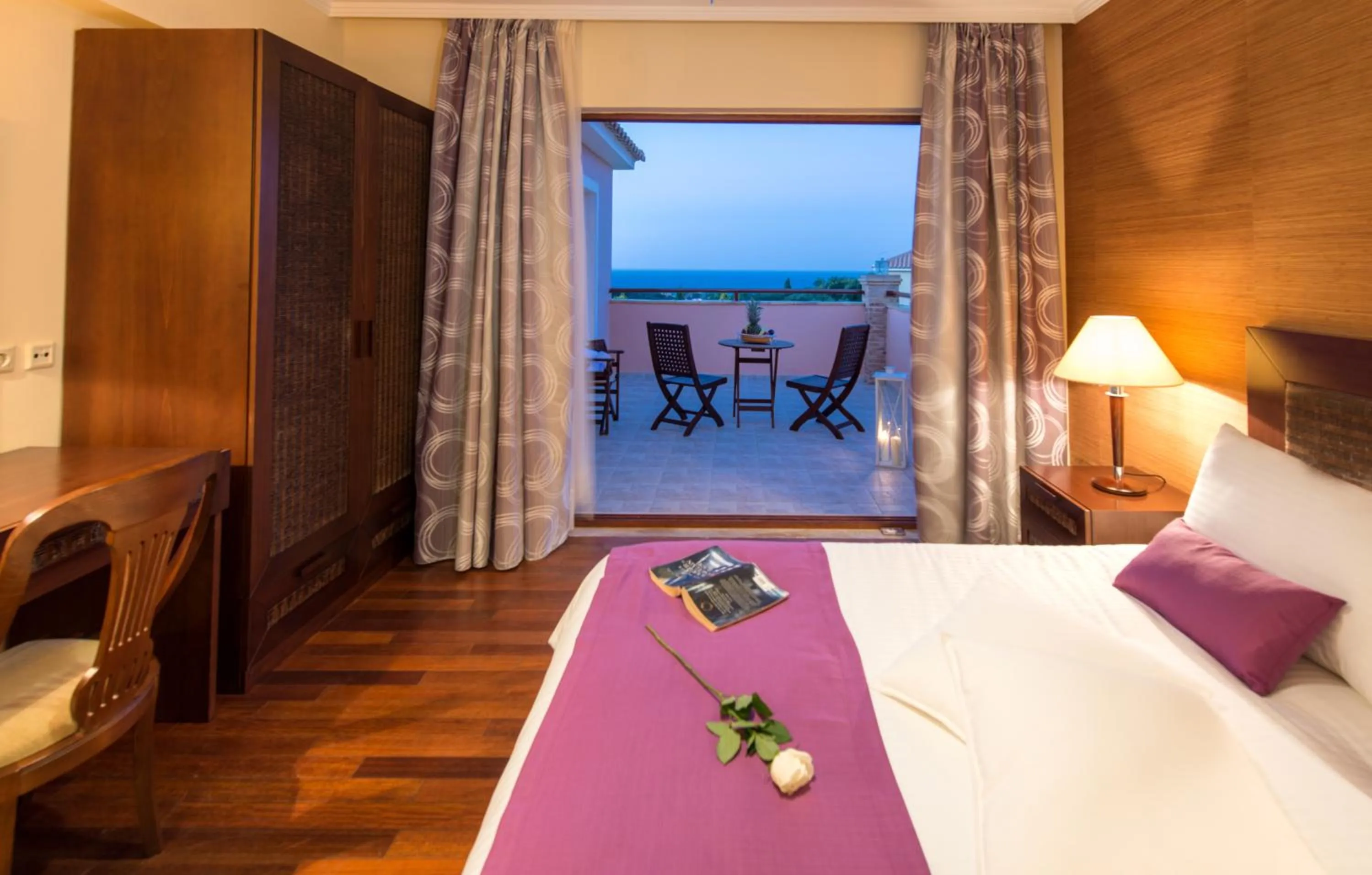 Bed in St John Villas Zakynthos