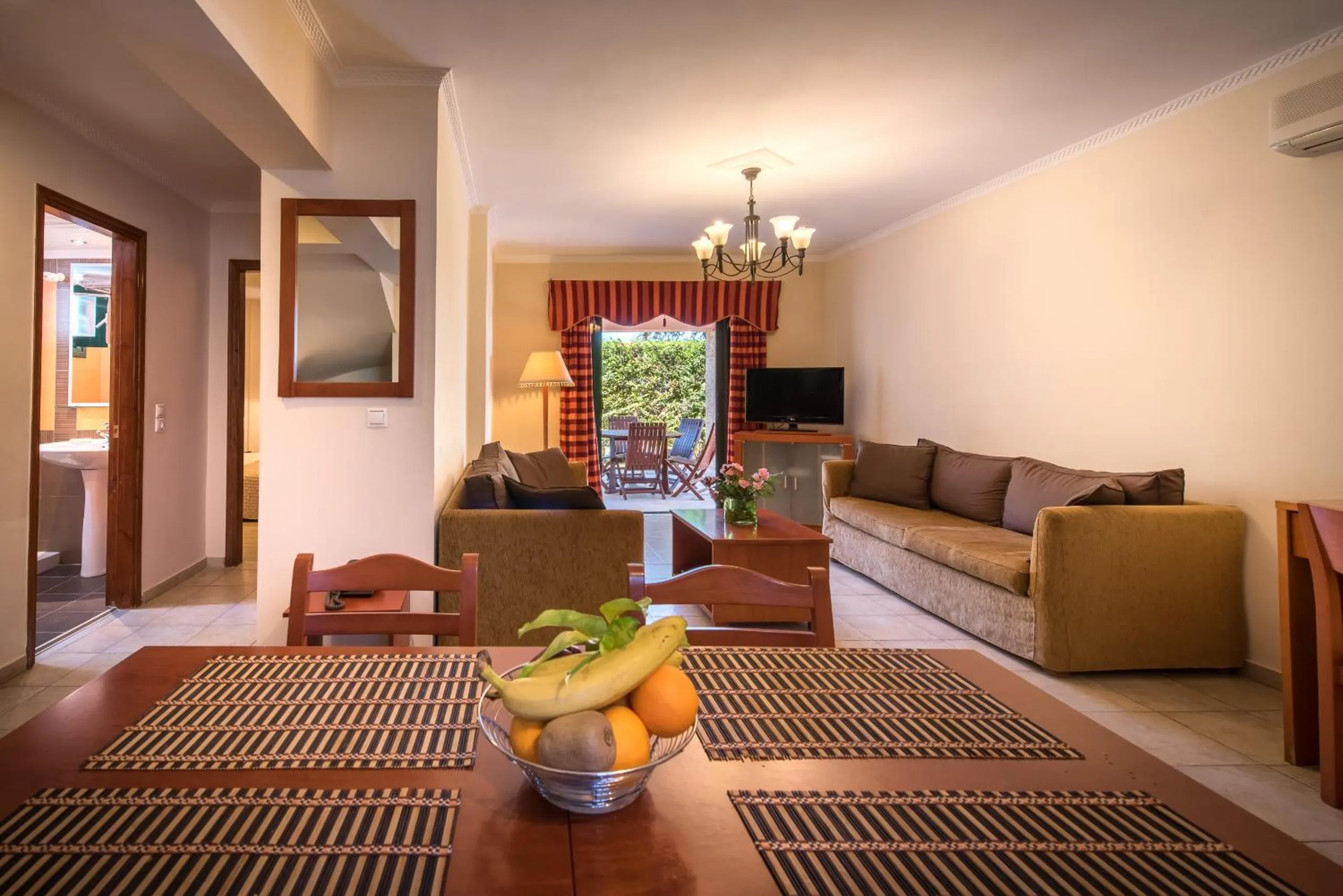 Living room in St John Villas Zakynthos