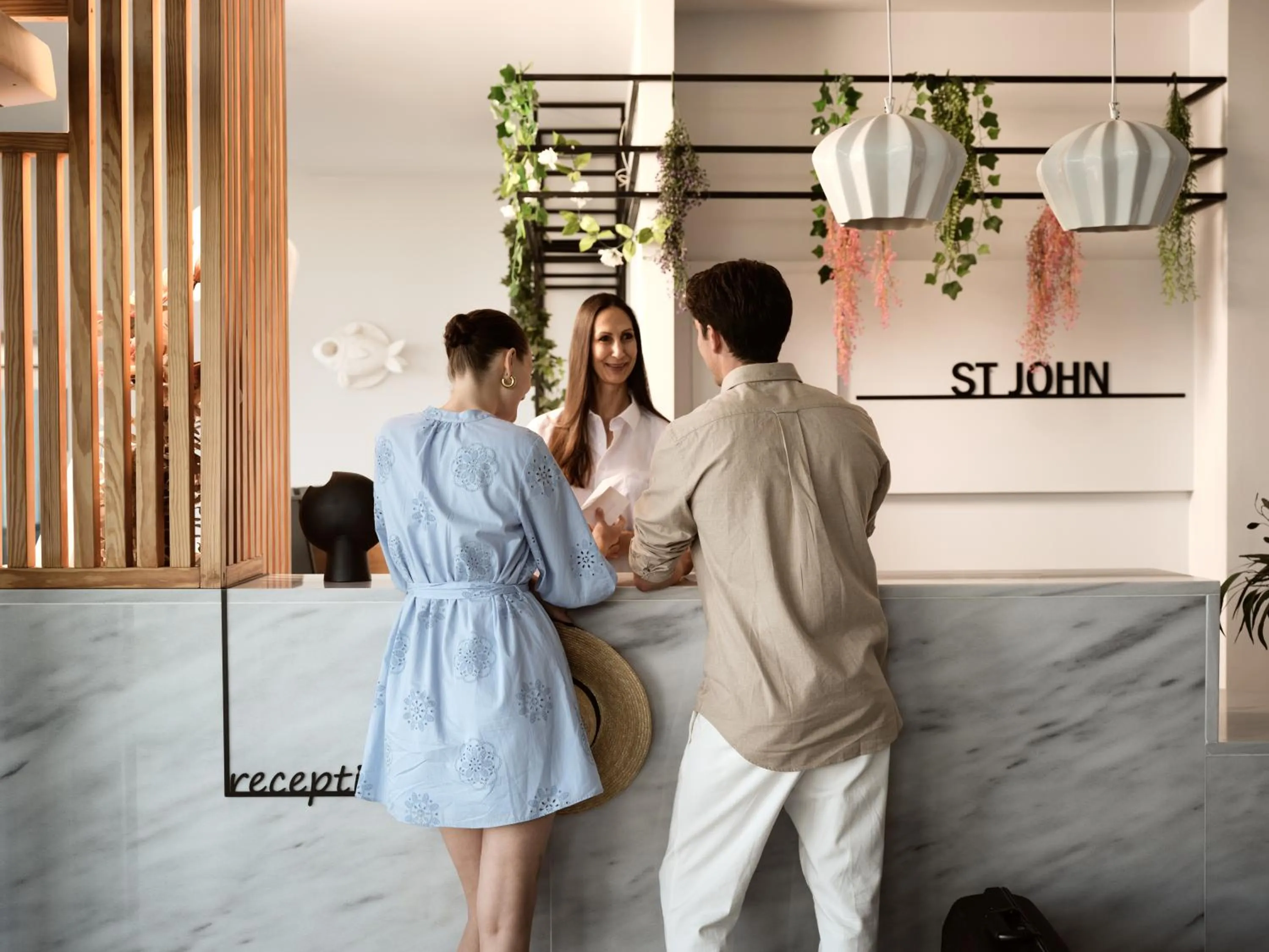 Lobby or reception in St John Villas Zakynthos