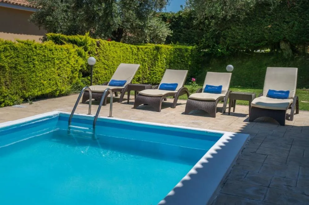 Swimming pool in St John Villas Zakynthos