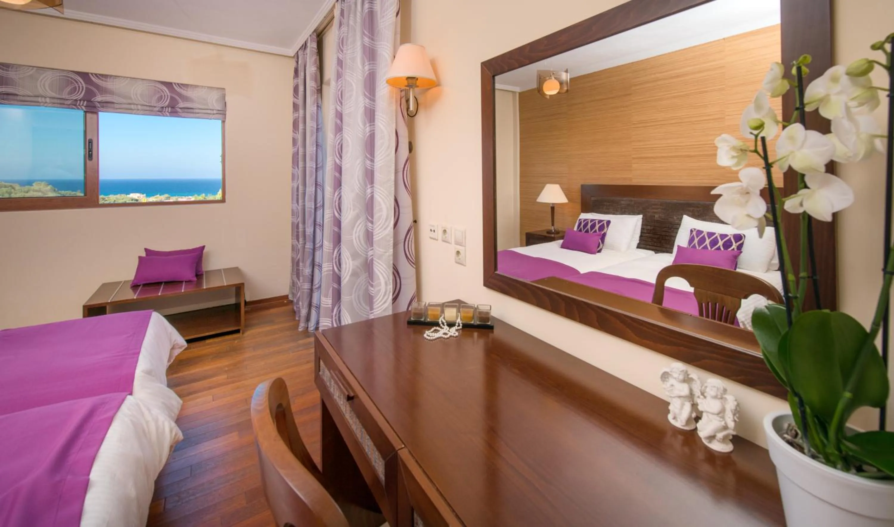 Bed in St John Villas Zakynthos