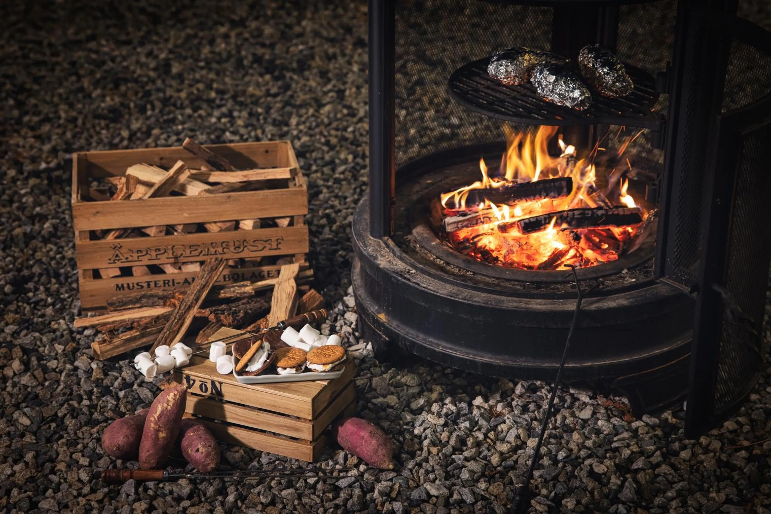 BBQ facilities in Kensington Resort Chungju