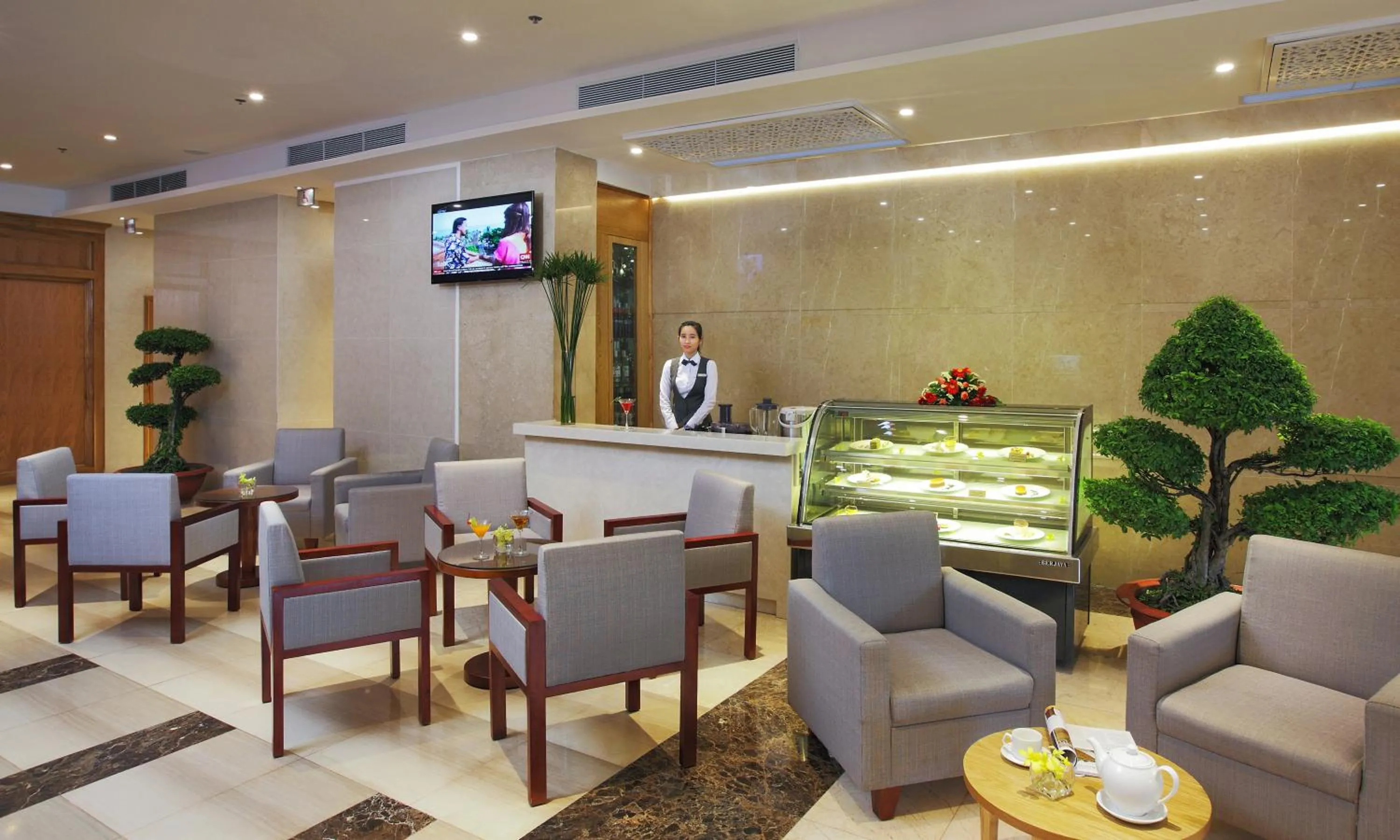 Lobby or reception in Aristo Saigon Hotel