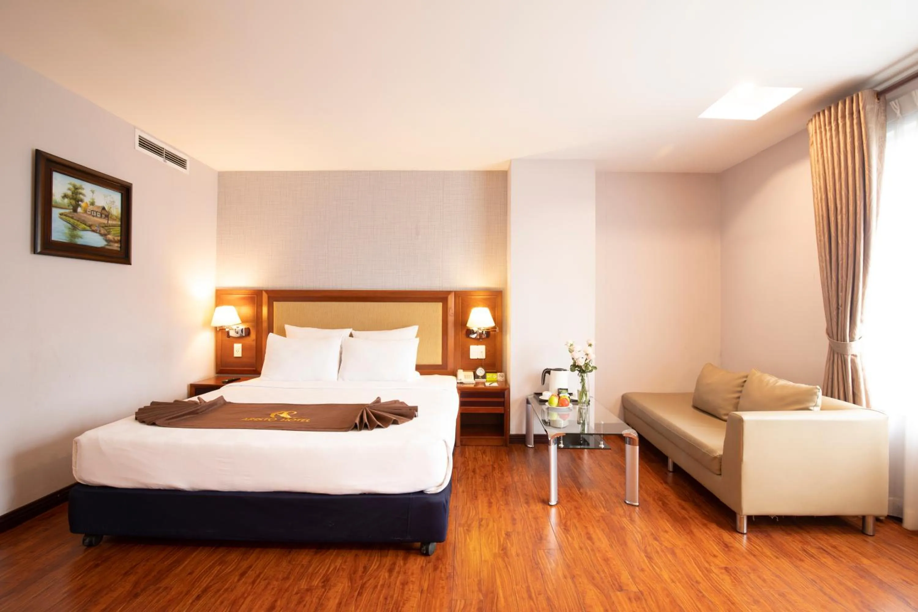 Bed in Aristo Saigon Hotel