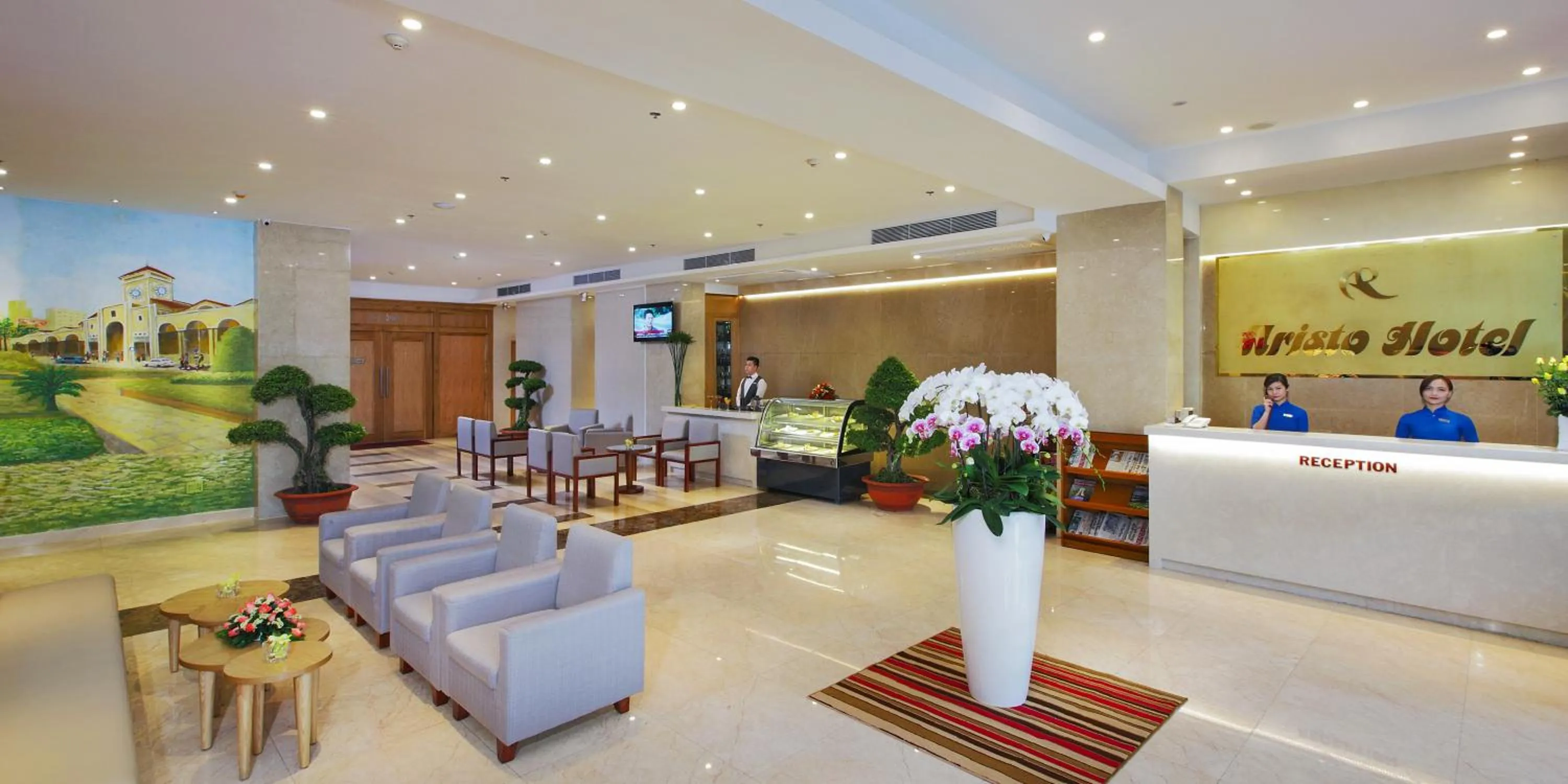 Lobby or reception in Aristo Saigon Hotel