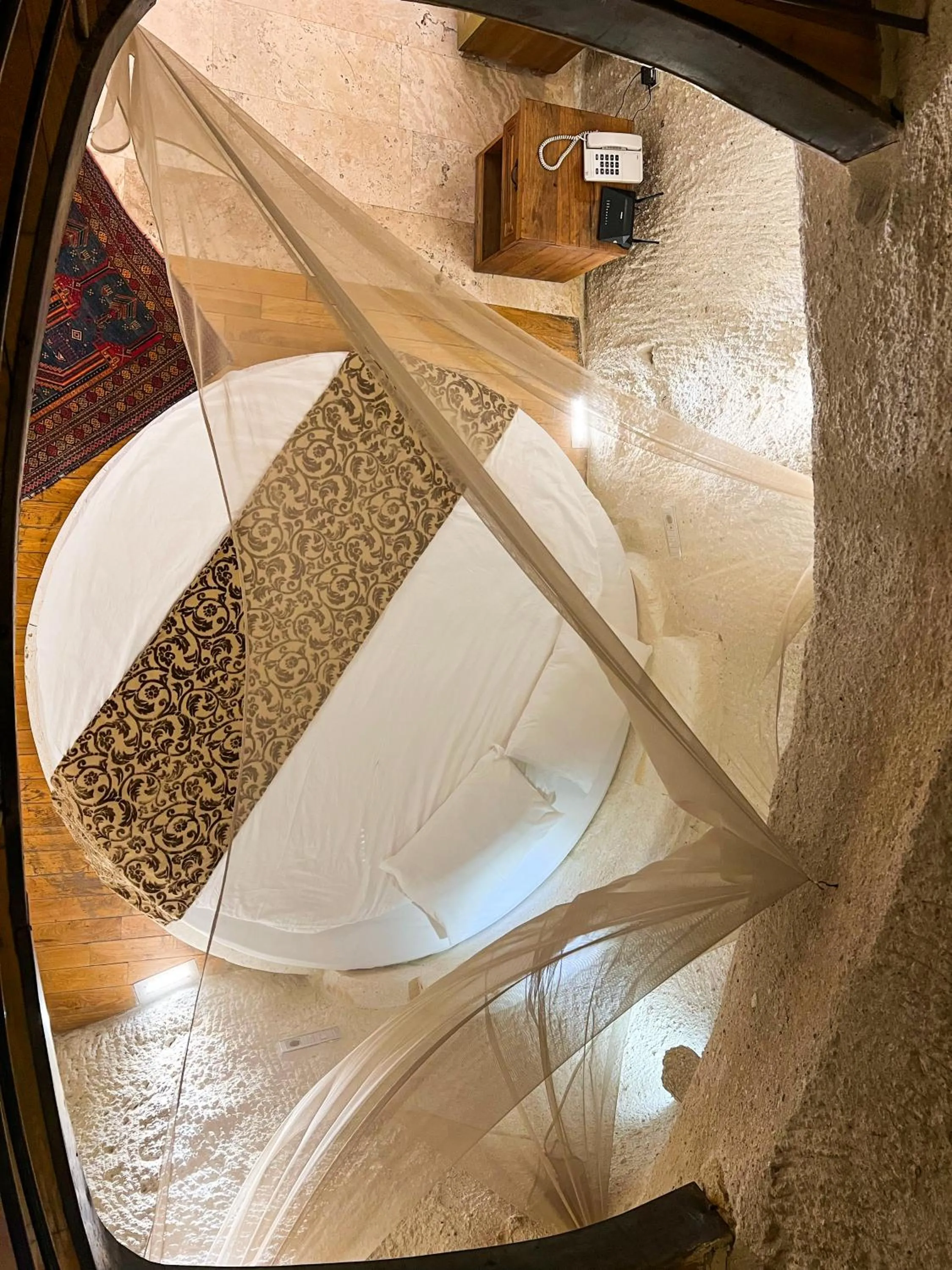 Bed in Anatolian Houses Cave Hotel & SPA