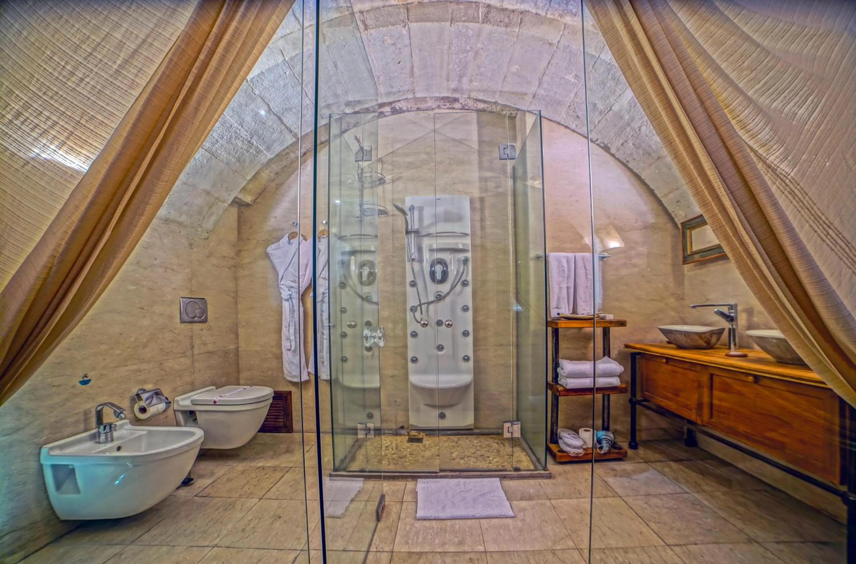 Shower in Anatolian Houses Cave Hotel & SPA