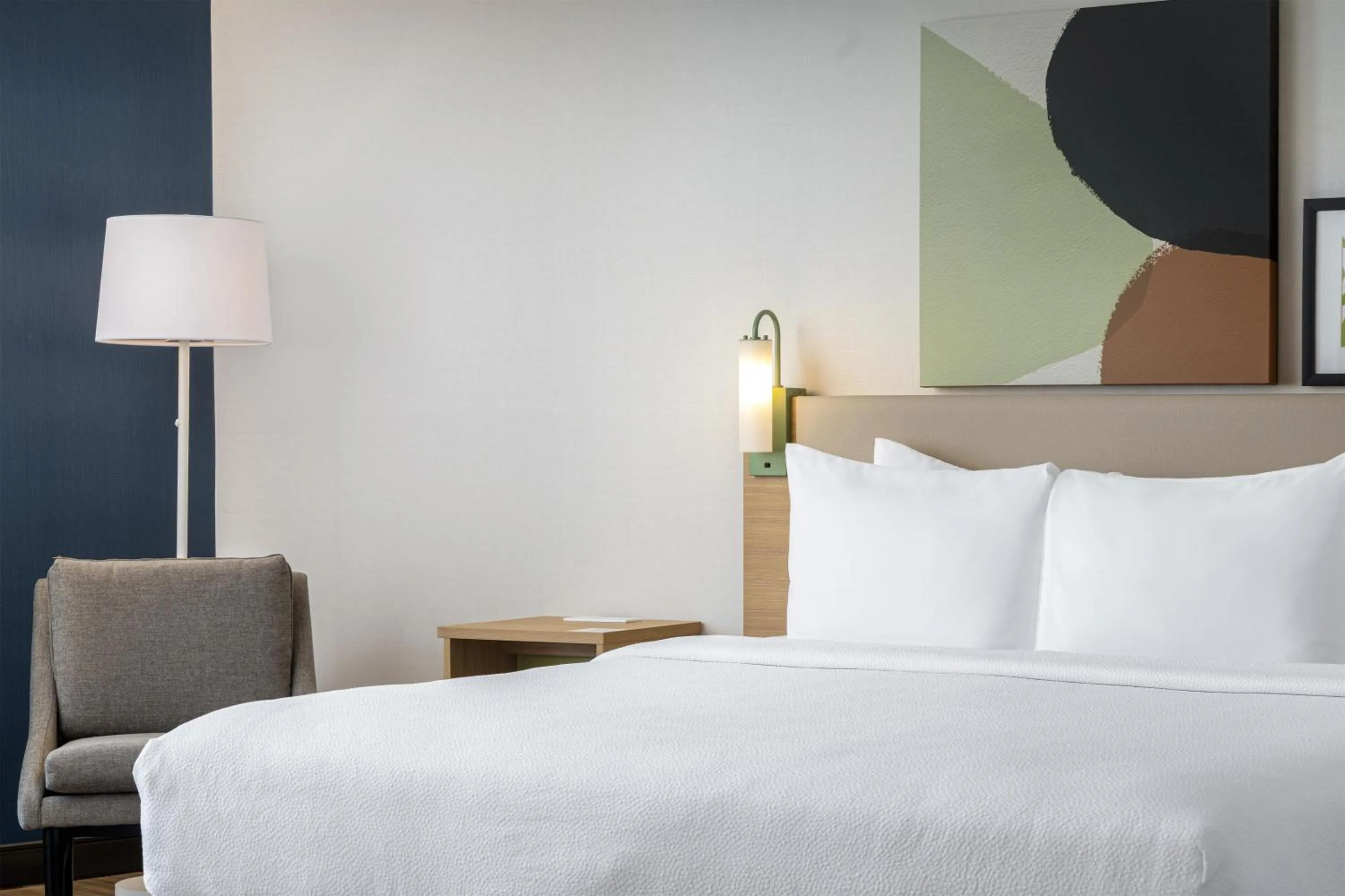 Bed in Spark by Hilton Toronto Mississauga