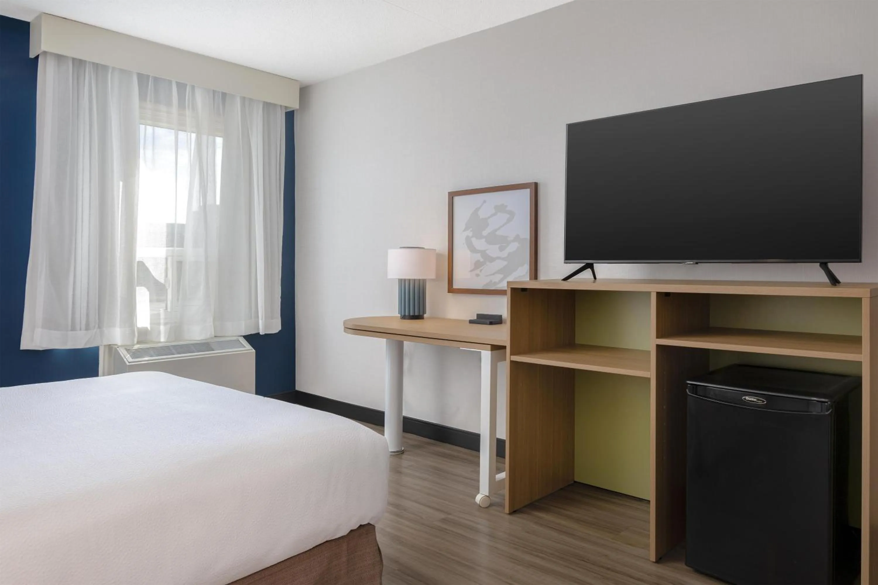 Bed in Spark by Hilton Toronto Mississauga