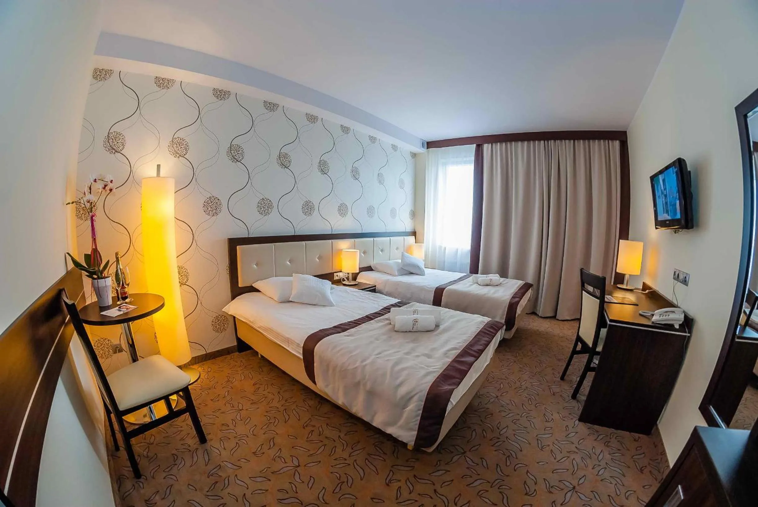 Bed in Hotel Czardasz Spa & Wellness