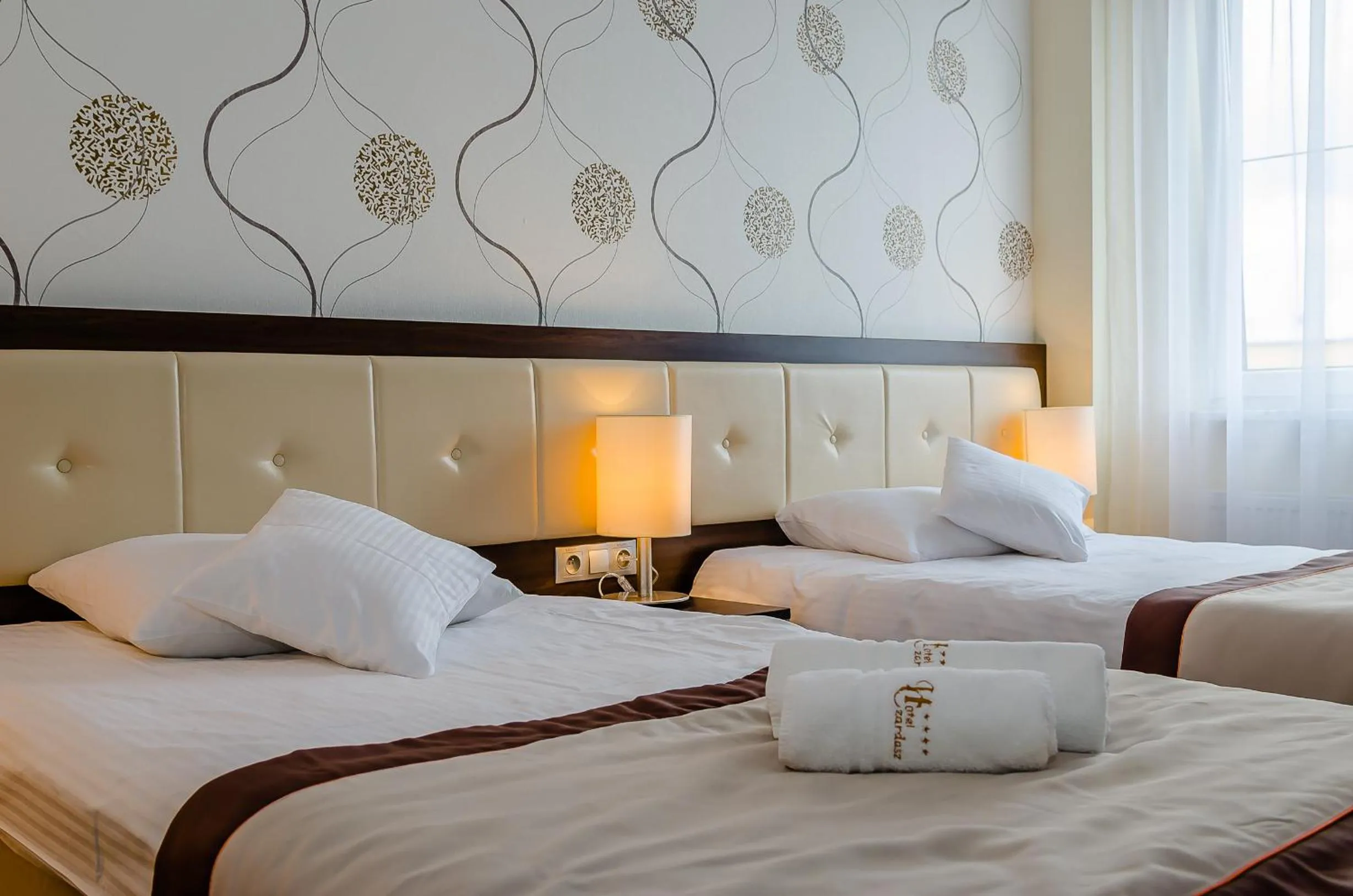 Bed in Hotel Czardasz Spa & Wellness