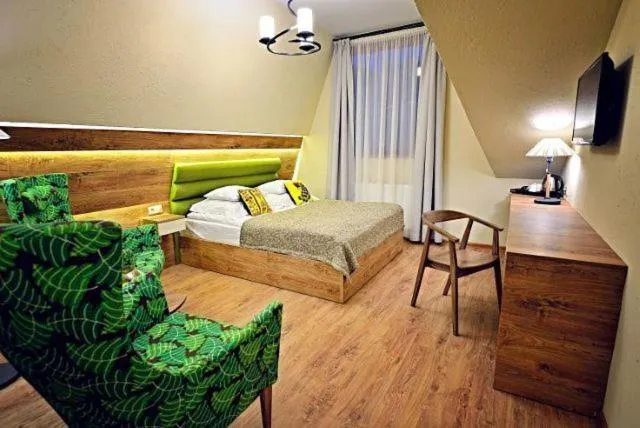 Bed in Karczma Rzym Bydgoszcz S5