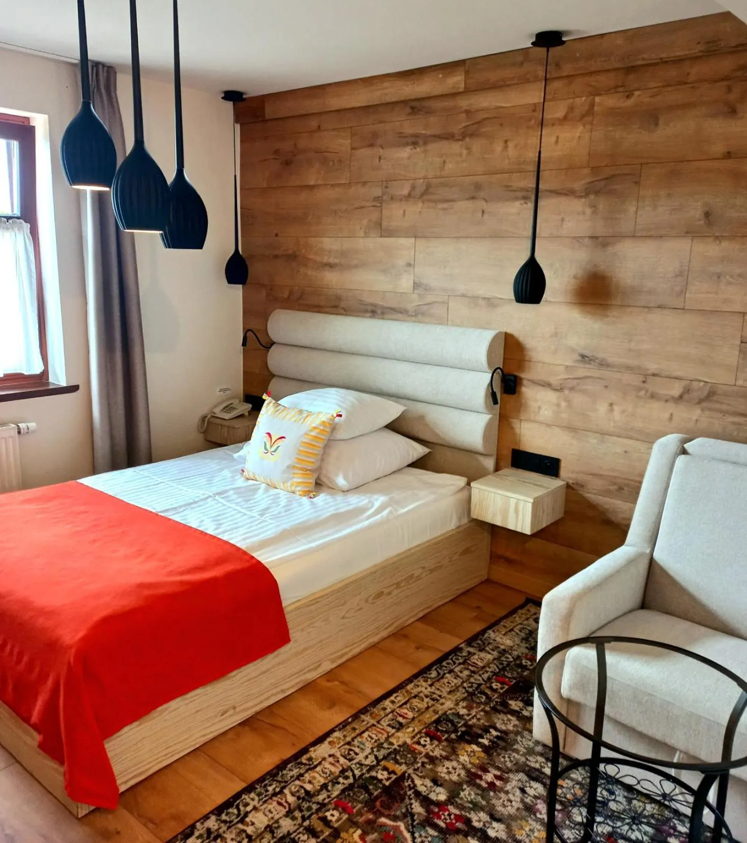 Bed in Karczma Rzym Bydgoszcz S5