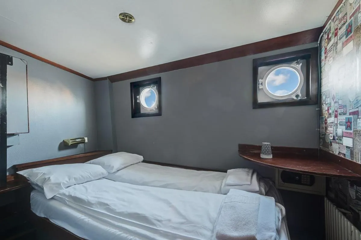 View (from property/room), Bed in Rygerfjord Hotel & Hostel