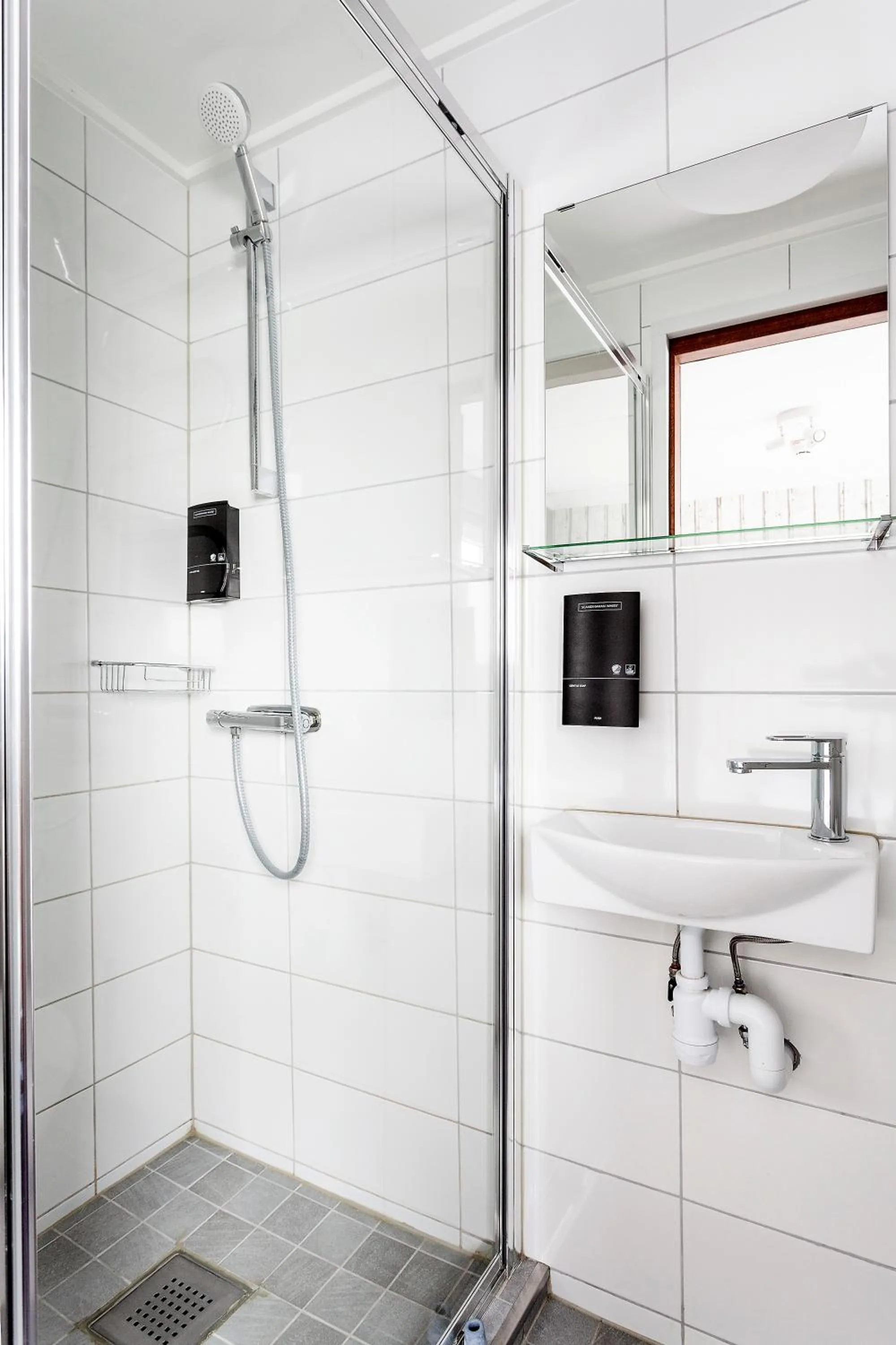 Shower in Rygerfjord Hotel & Hostel