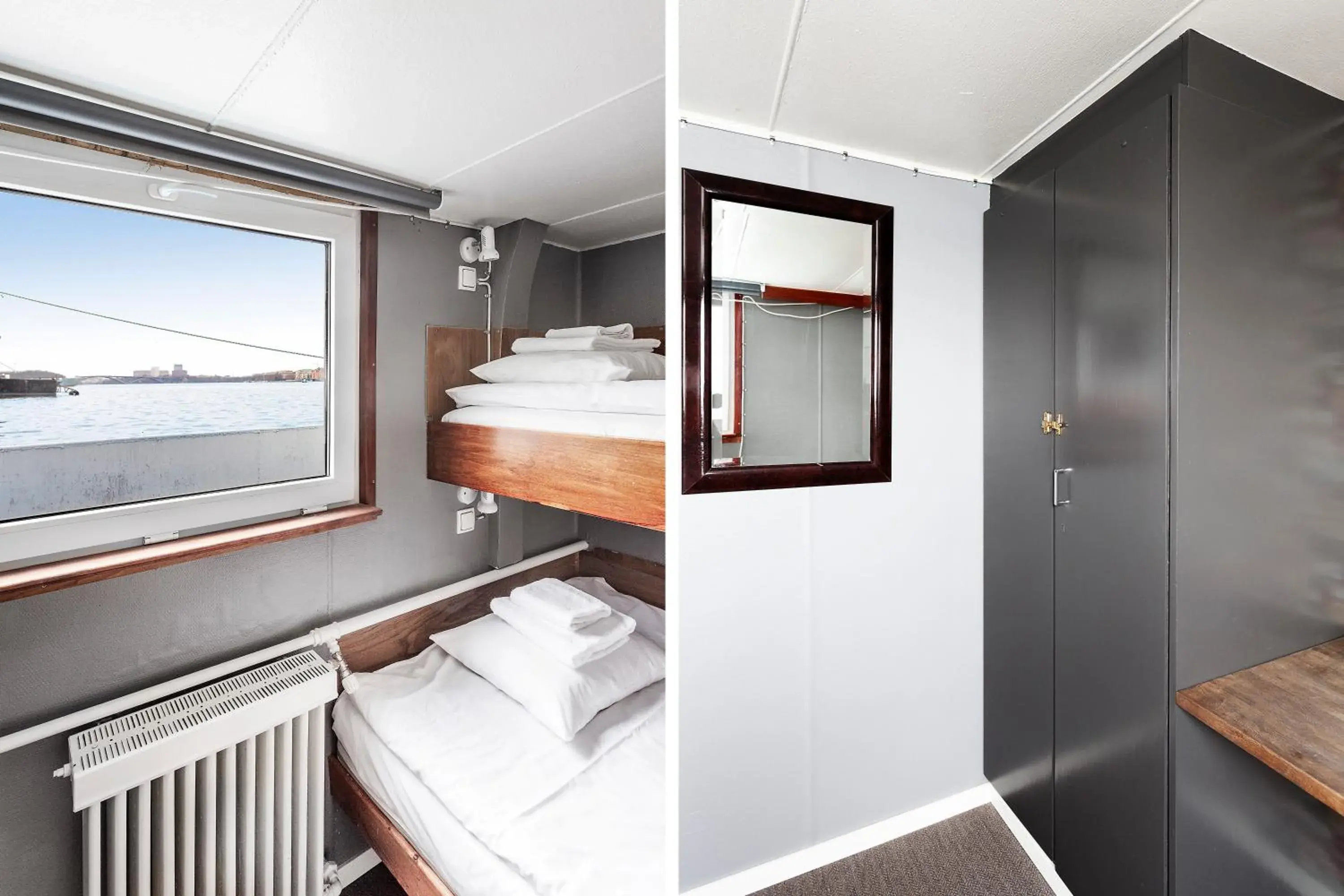 Economy Double Cabin with Shared Bathroom - Sea View in Rygerfjord Hotel & Hostel Economy Double Cabin with Shared Bathroom - Sea View in Rygerfjord Hotel & Hostel