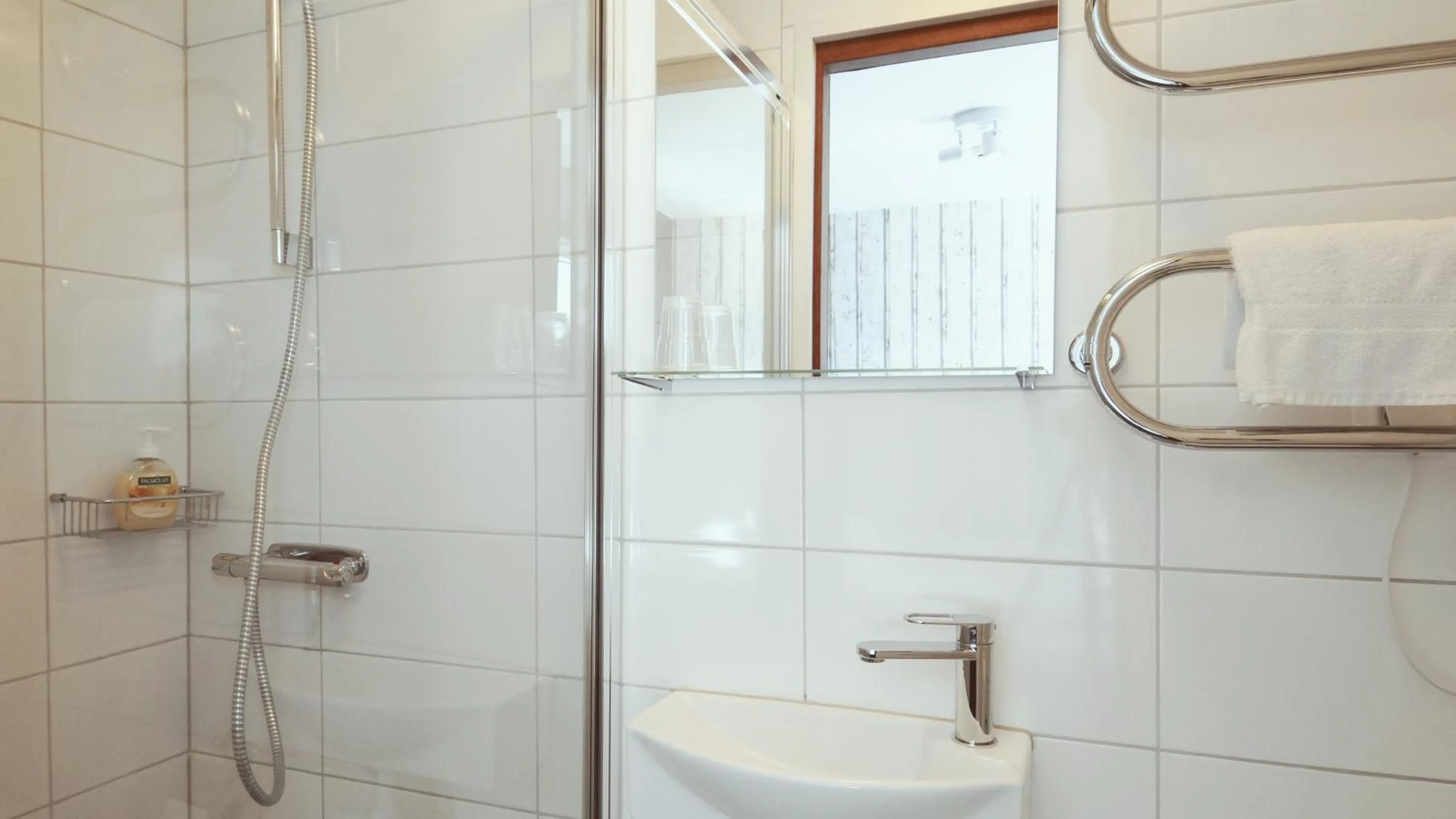 Bathroom in Rygerfjord Hotel & Hostel