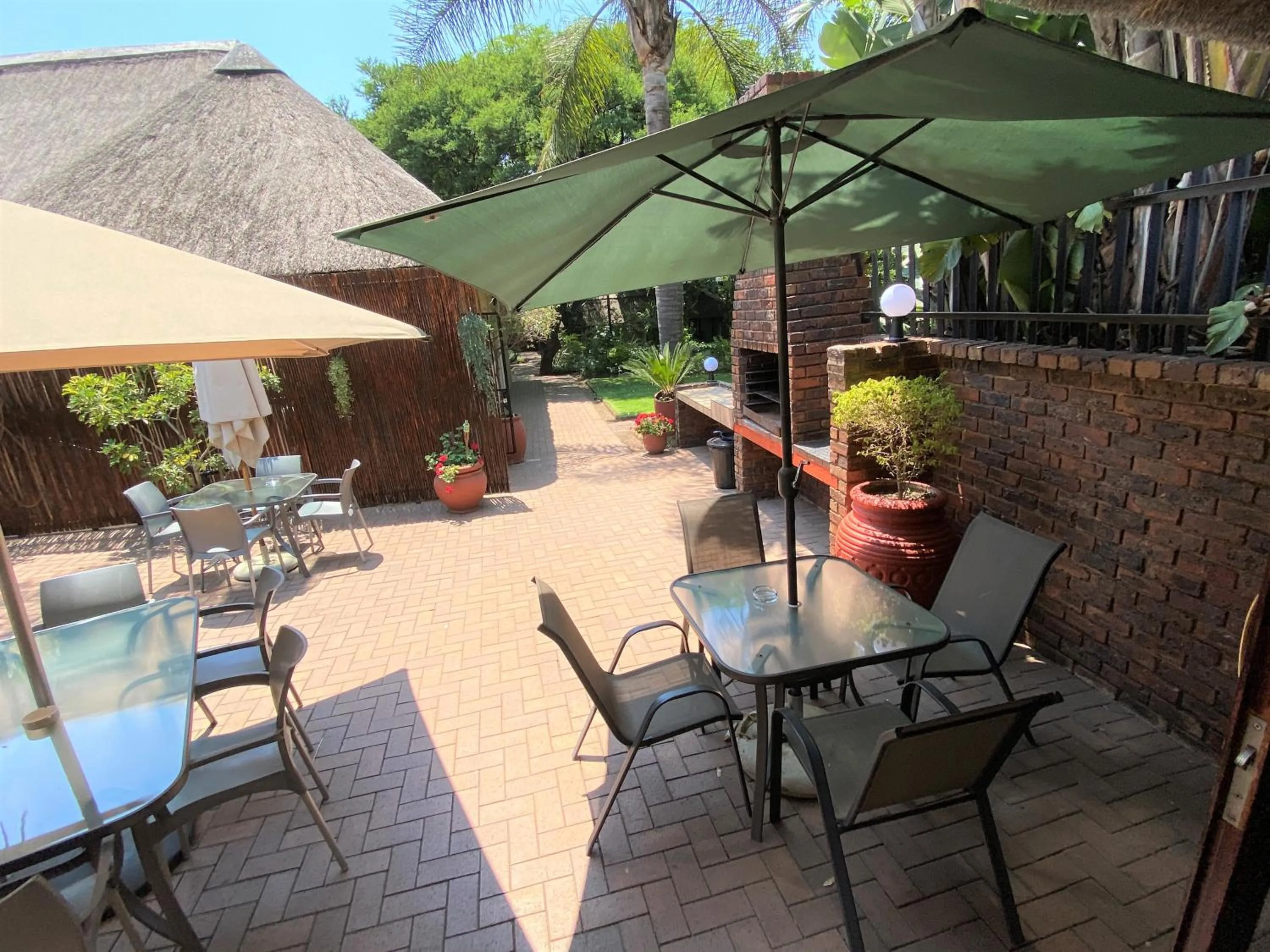 Patio in Safari Club Guest Lodge OR Tambo International Airport