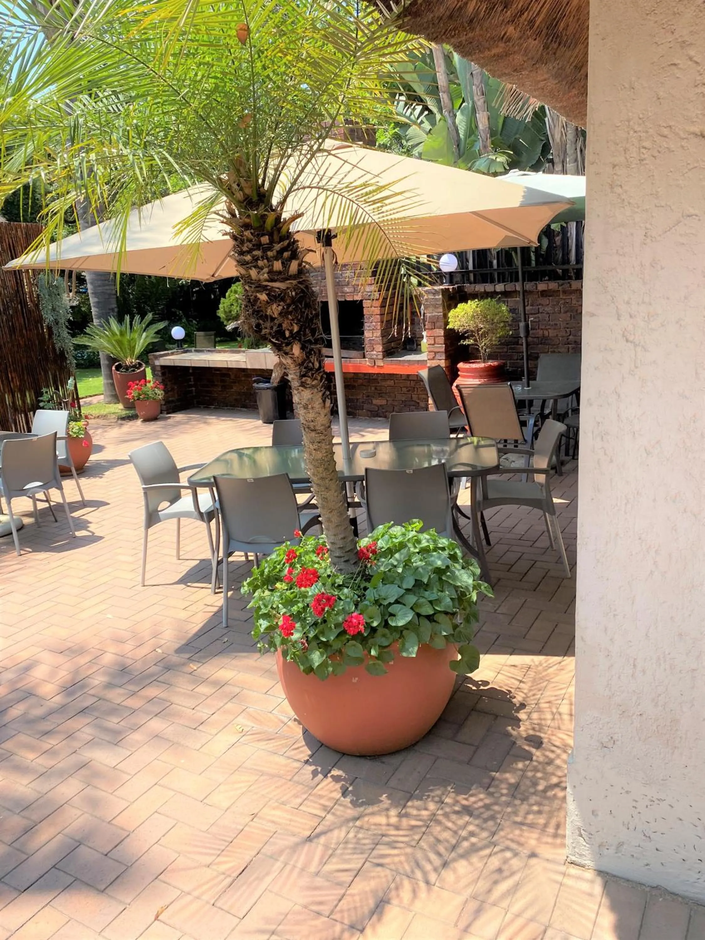 Balcony/Terrace in Safari Club Guest Lodge OR Tambo International Airport