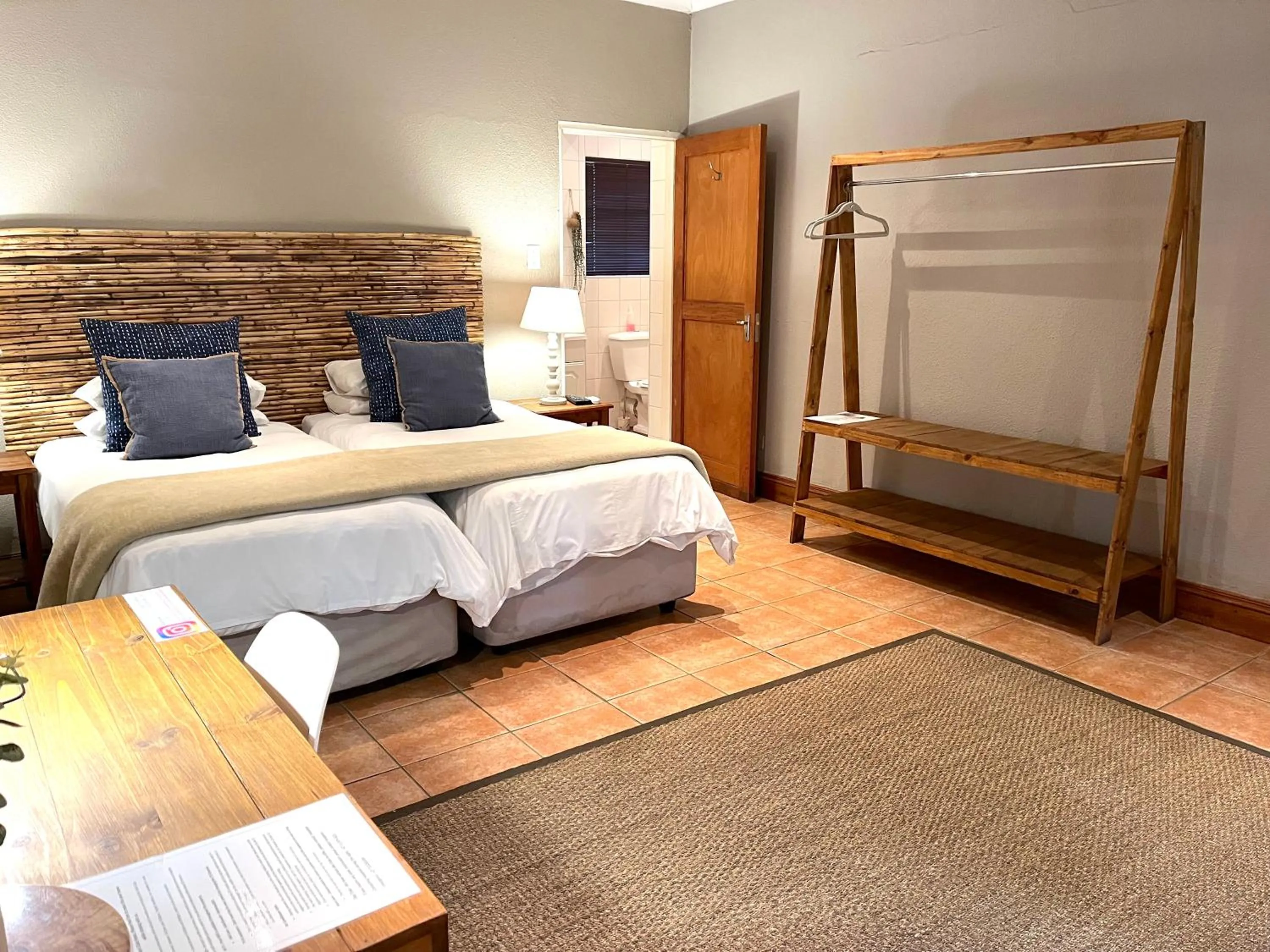 Bed in Safari Club Guest Lodge OR Tambo International Airport