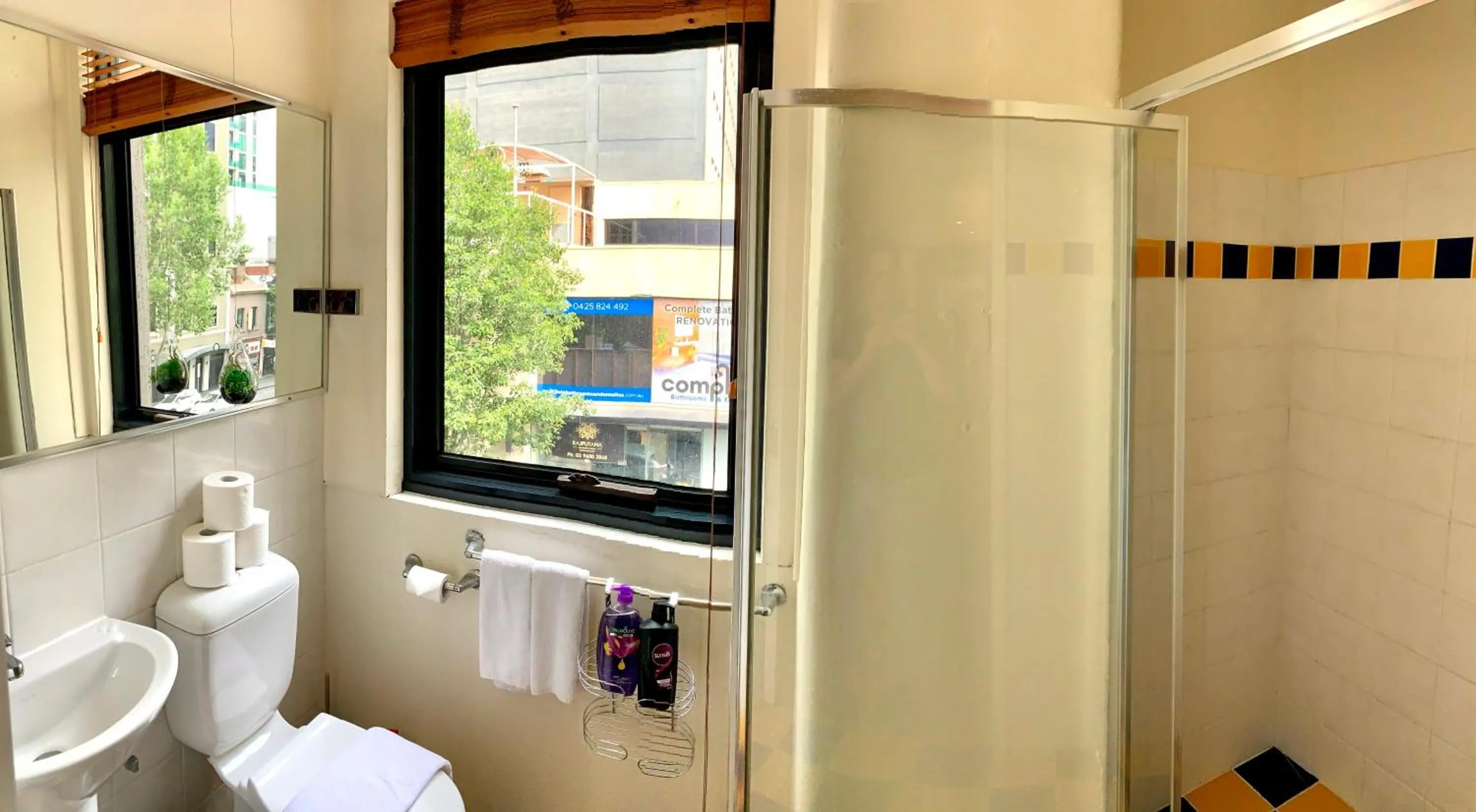 Bathroom in ReadySet Apartments on King