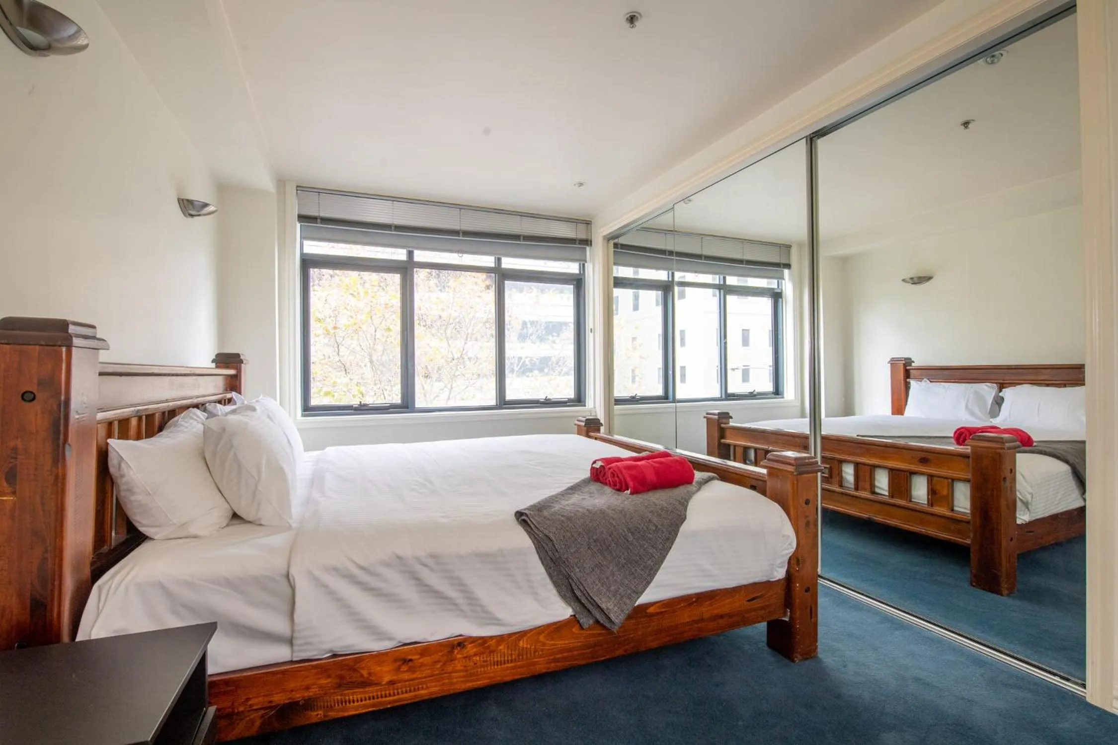 Bed in ReadySet Apartments on King