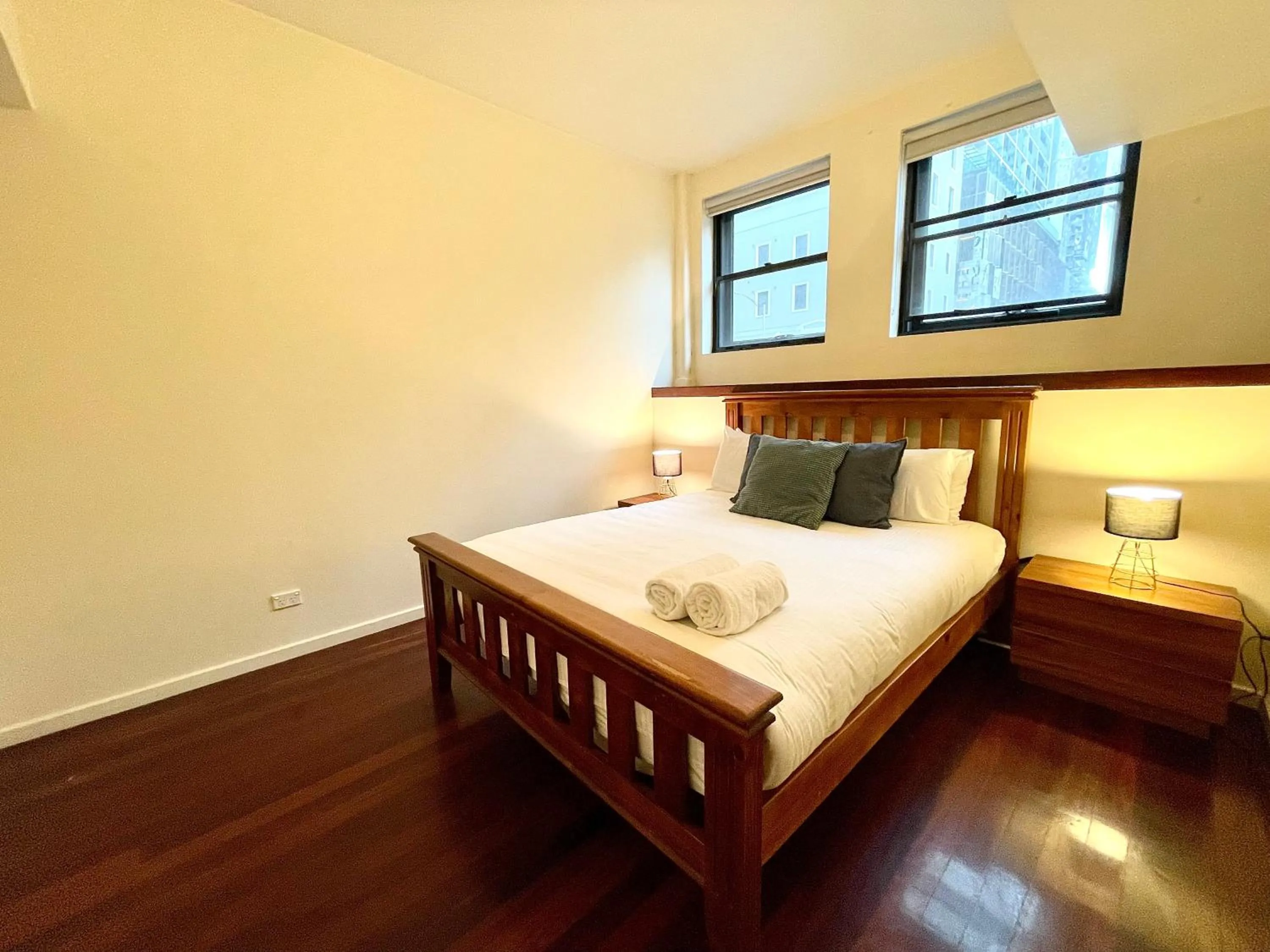 Bed in ReadySet Apartments on King