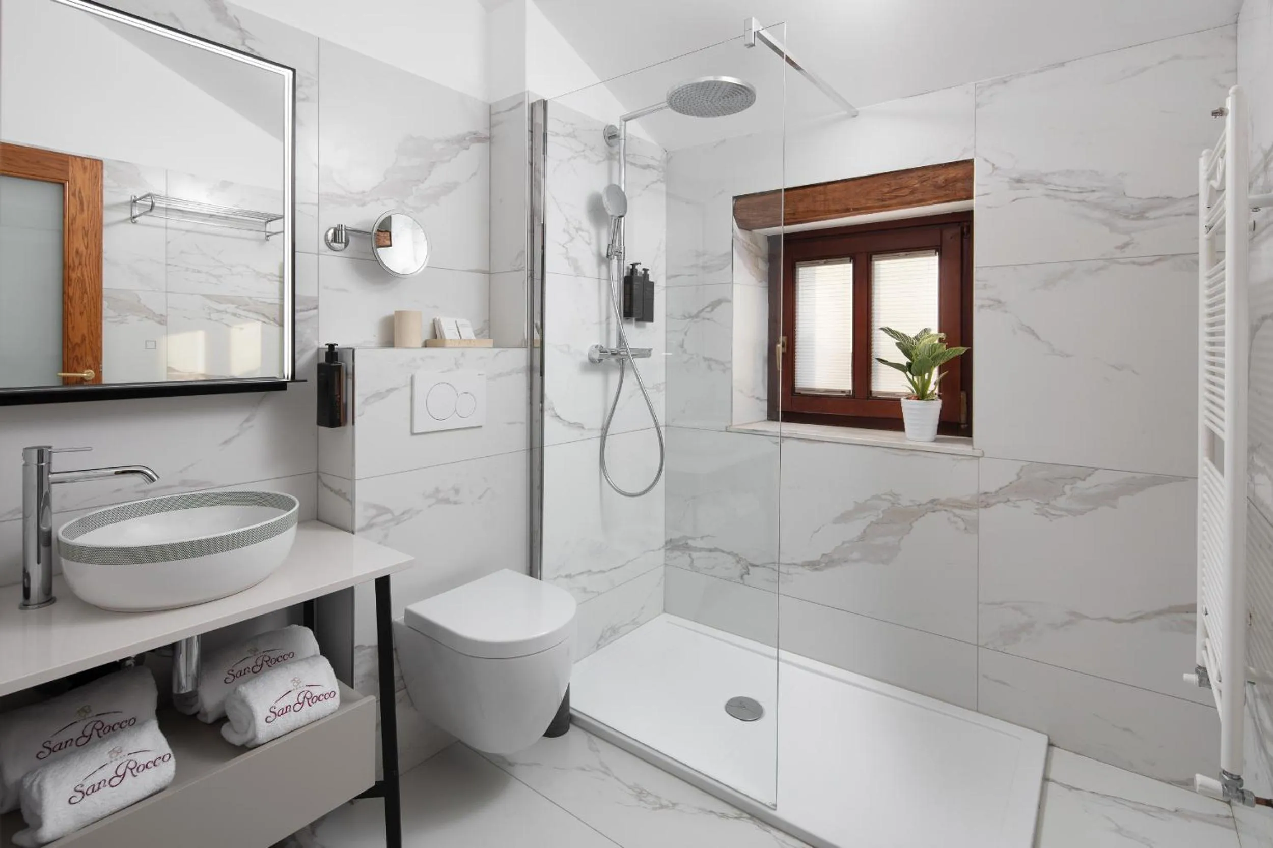 Shower in Boutique Hotel San Rocco